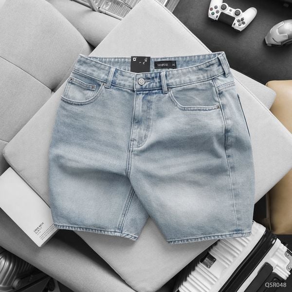  Quần short jean nam light blue - 048 