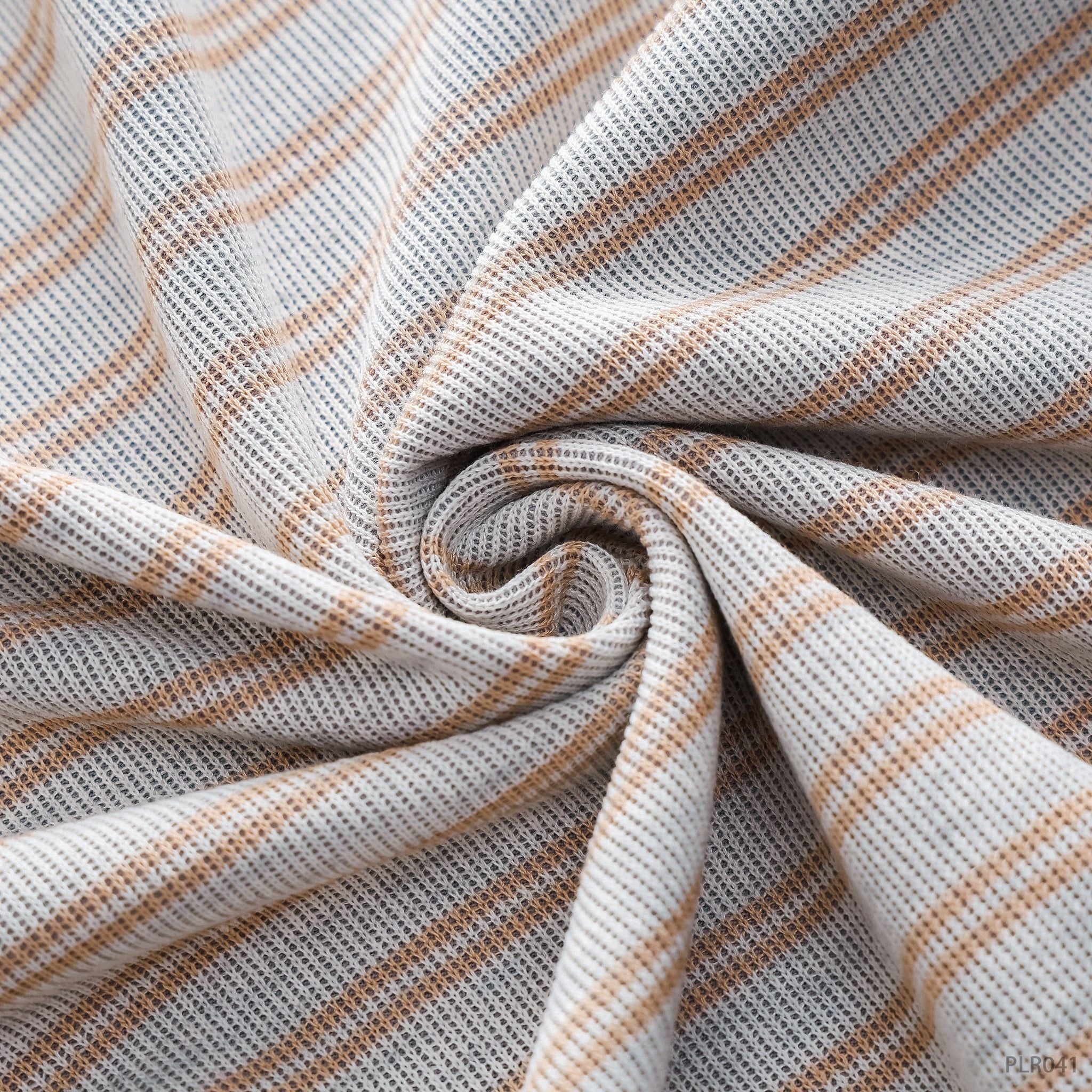  Áo polo V neck Horizontal stripe - 041 