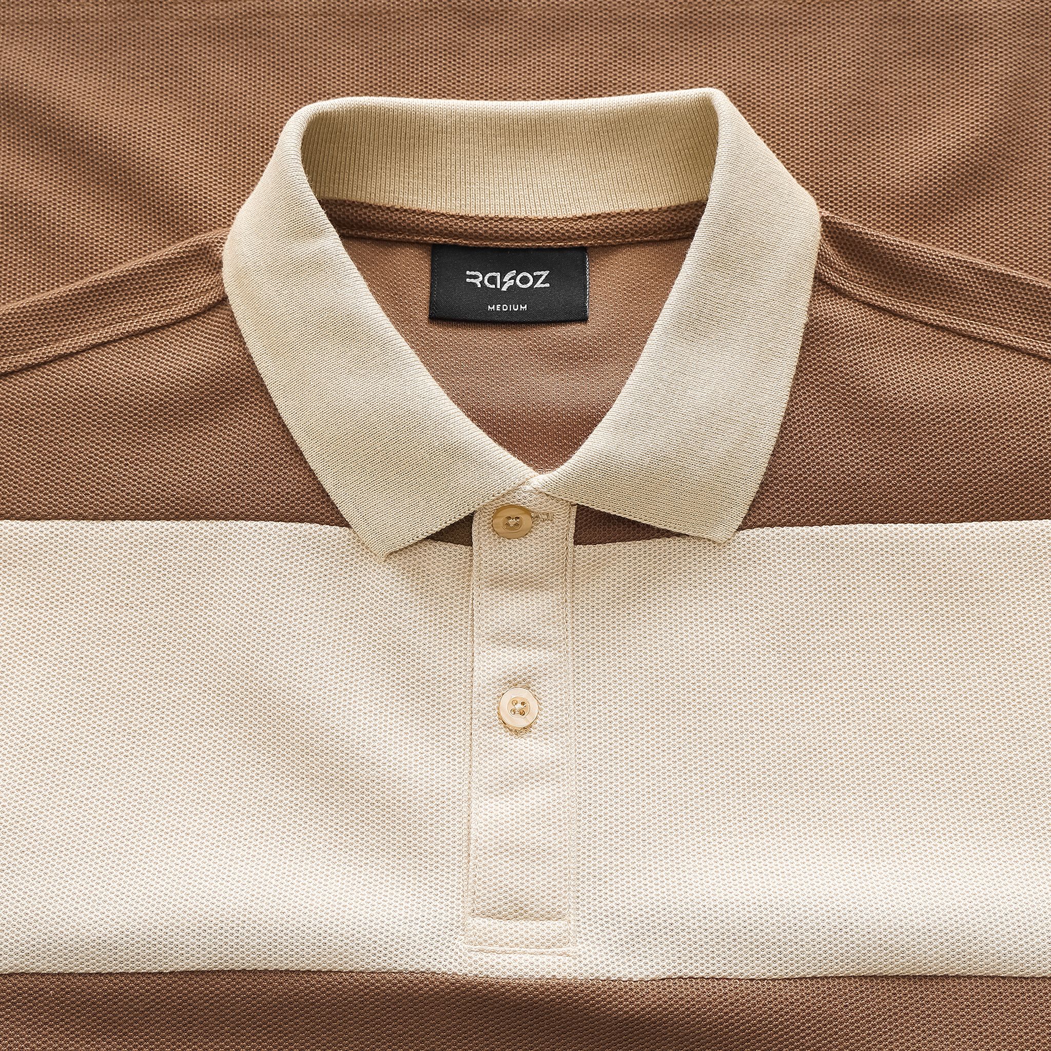  Áo polo RAFOZ Embroidery Striped - 030 