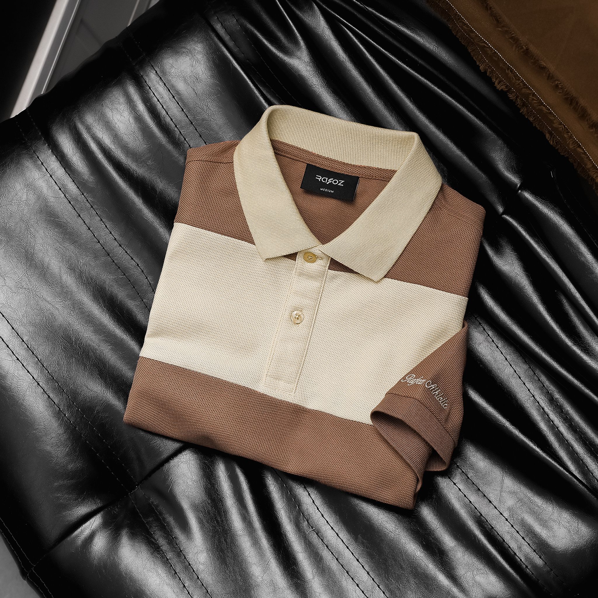  Áo polo RAFOZ Embroidery Striped - 030 