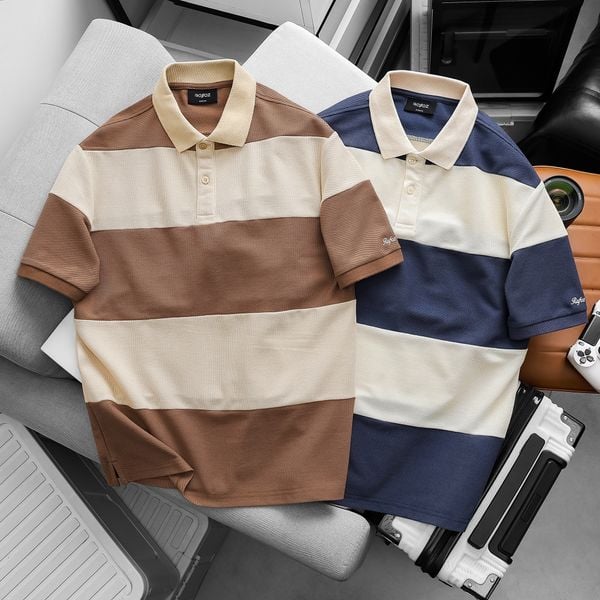  Áo polo RAFOZ Embroidery Striped - 030 