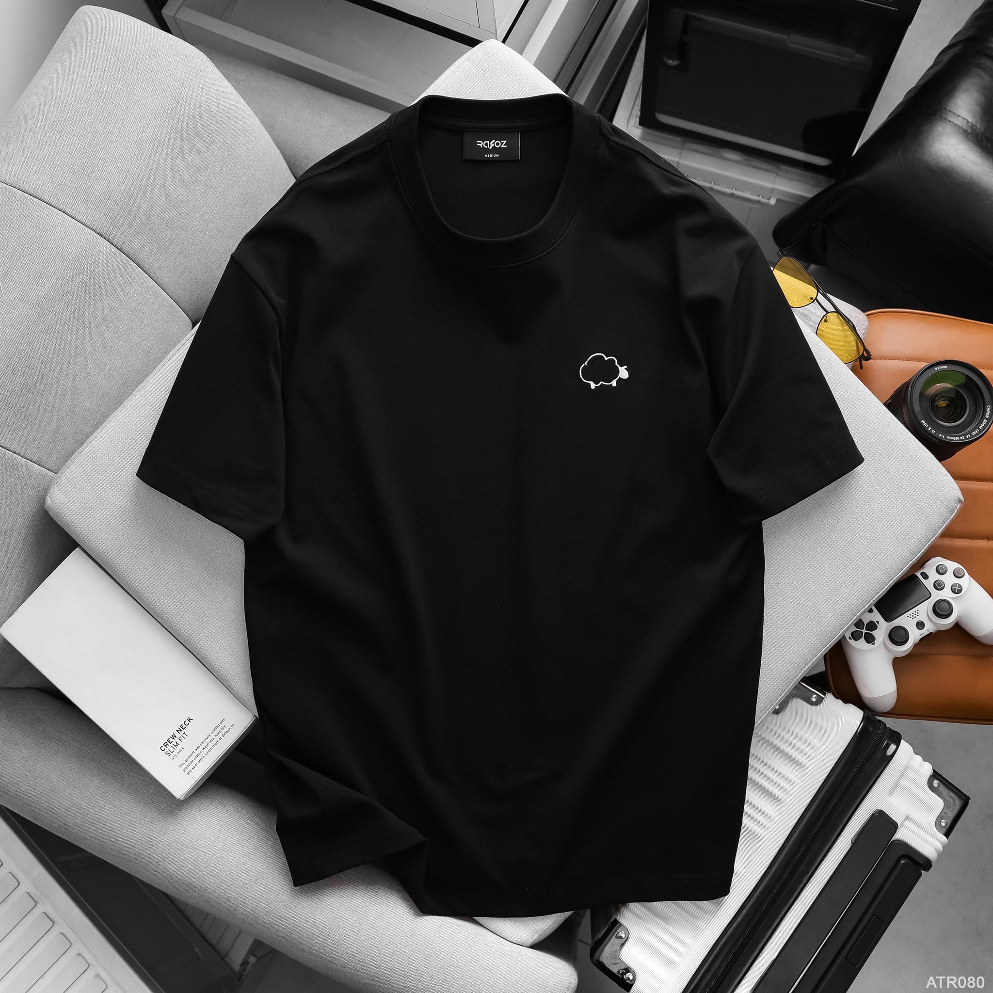  Áo thun RAFOZ Sheep embroidery - 080 