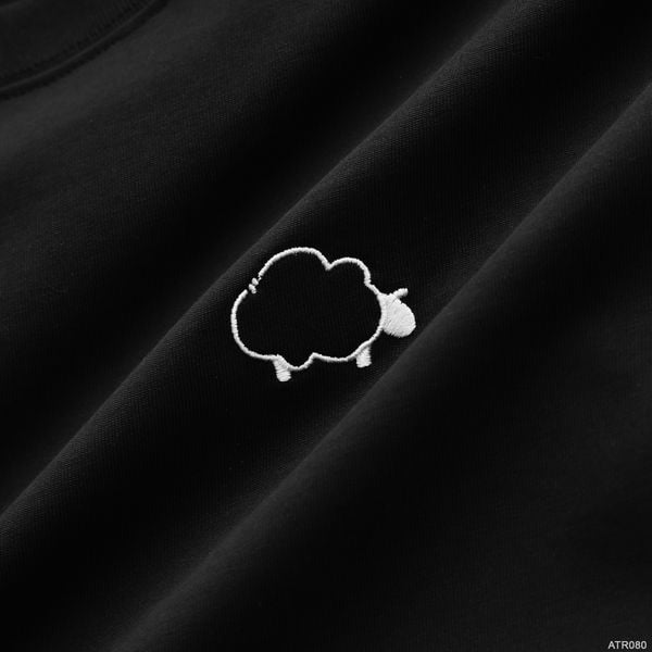  Áo thun Sheep embroidery - 080 