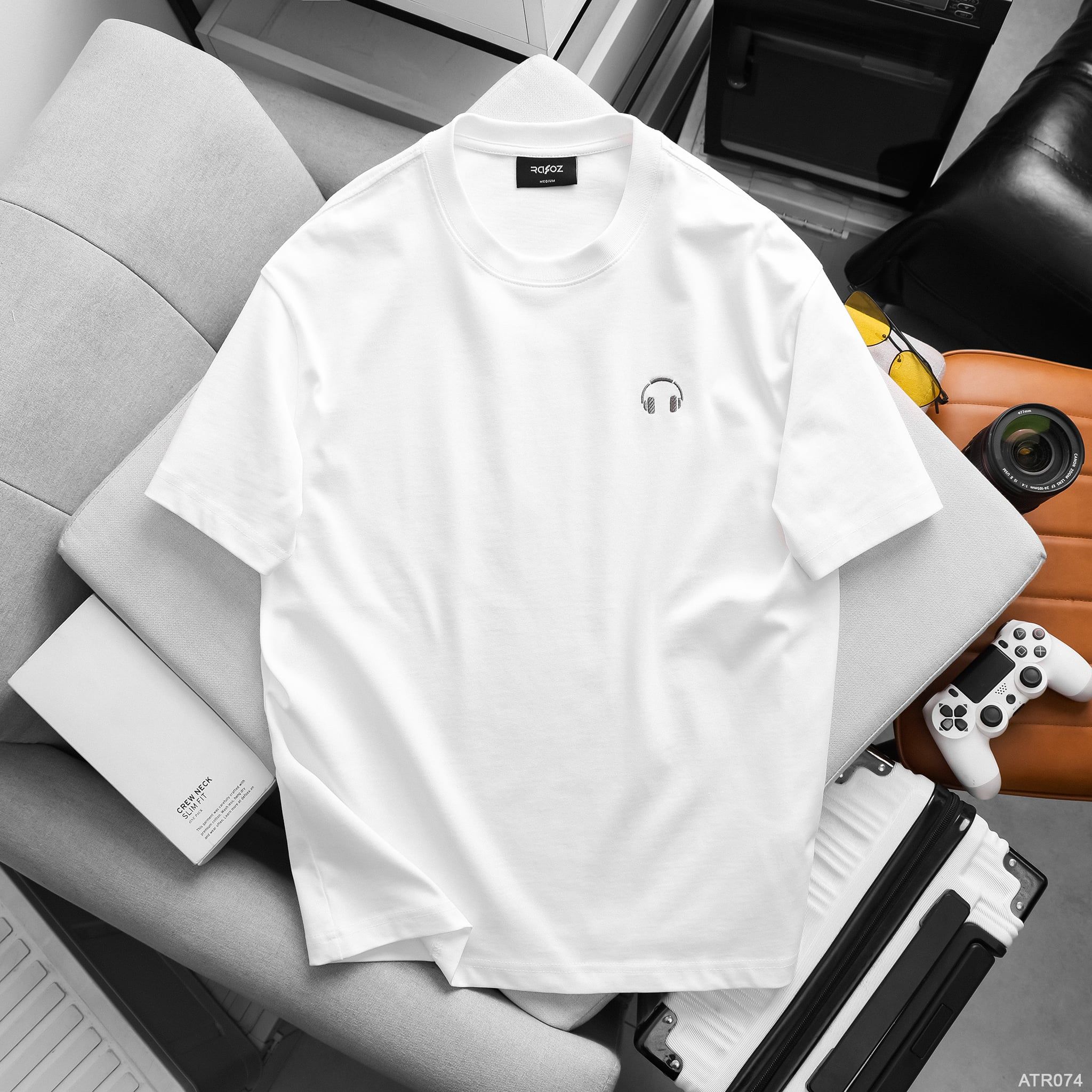  Áo thun RAFOZ White Headphone - 074 
