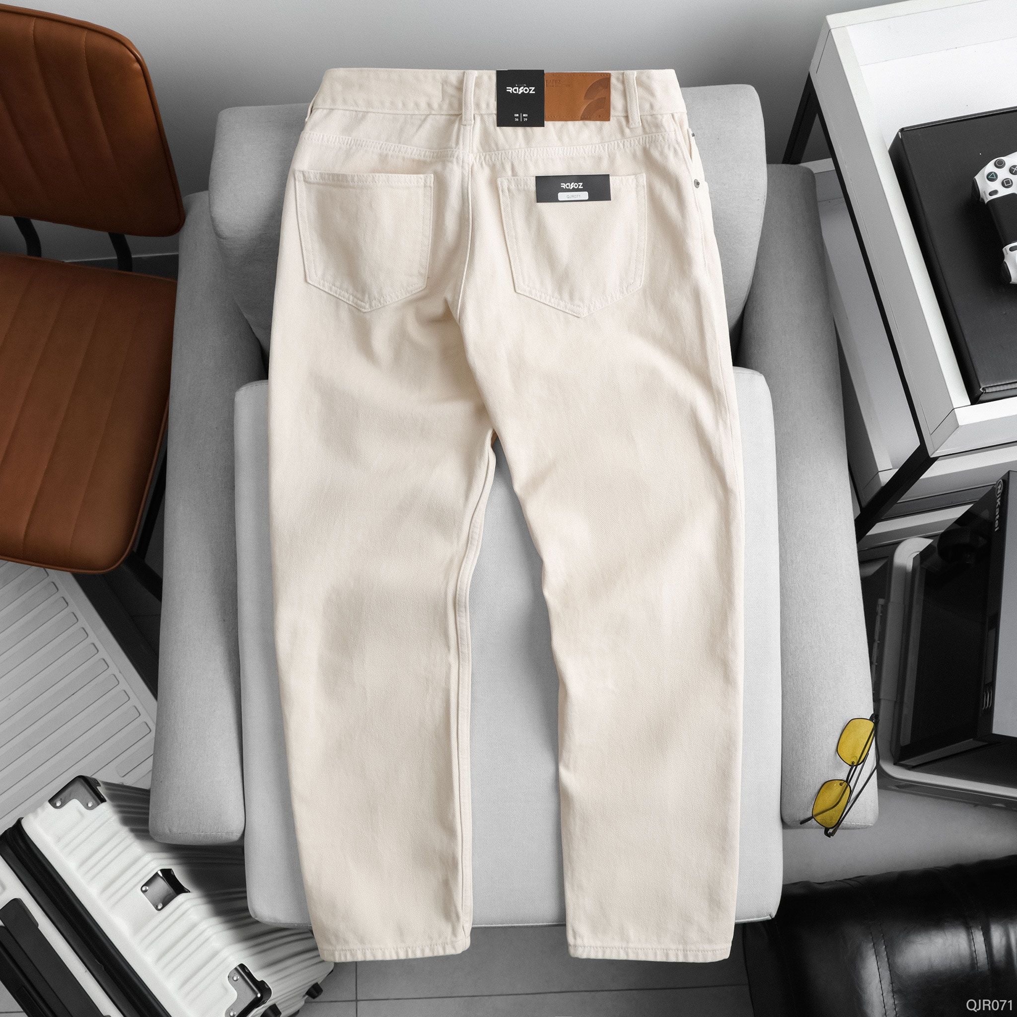  Quần jean Relaxed RAFOZ Cream - 071 