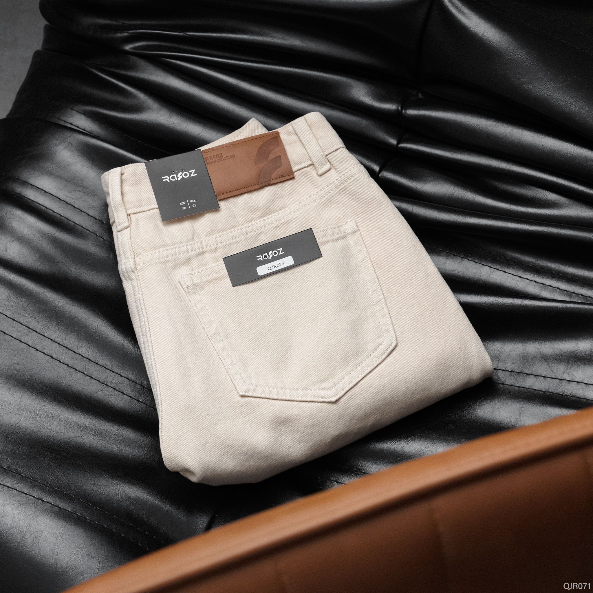  Quần jean Relaxed RAFOZ Cream - 071 