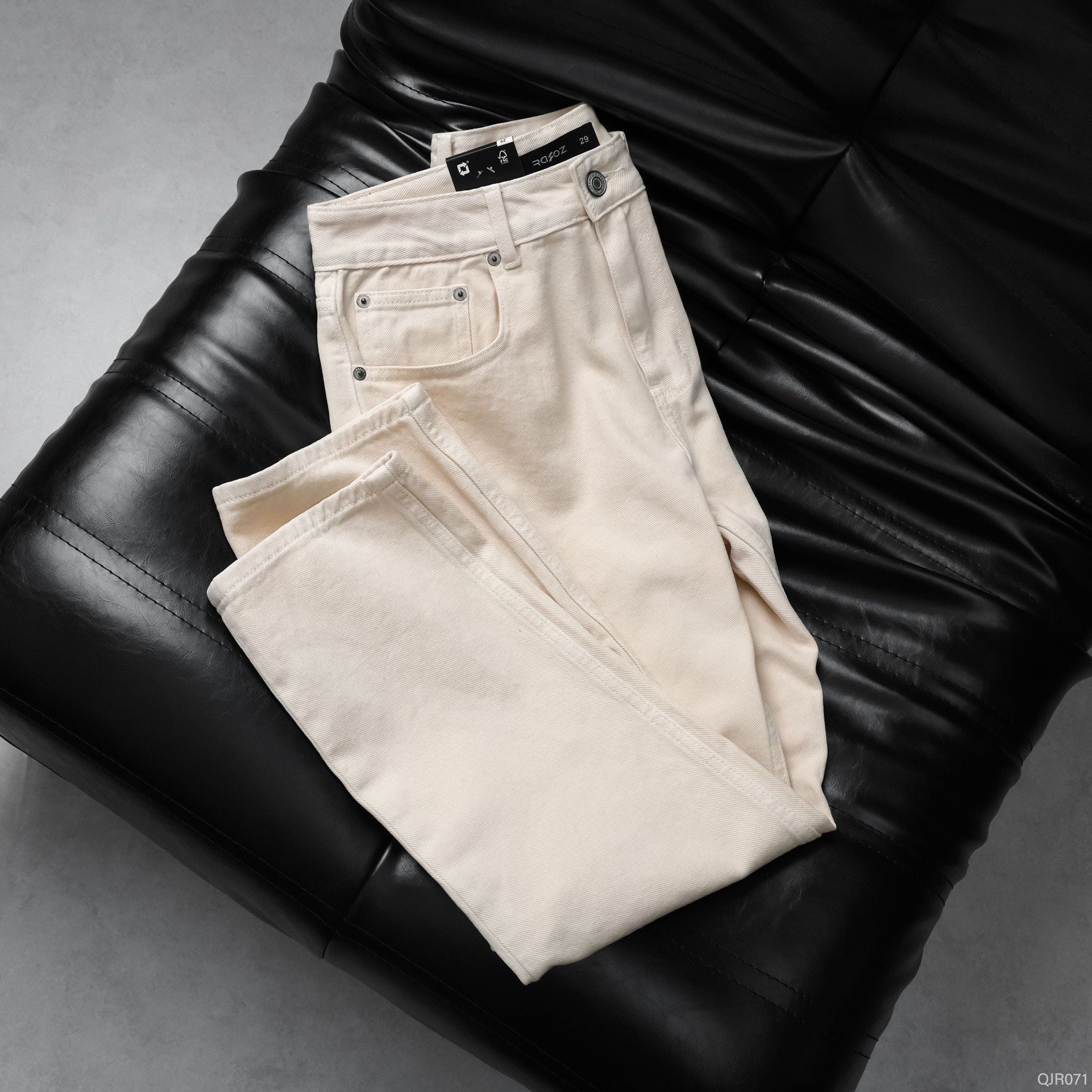  Quần jean Relaxed RAFOZ Cream - 071 