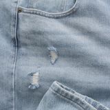  Quần jean relaxed RAFOZ Ripped wash - 075 