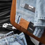  Quần jean relaxed RAFOZ Ripped wash - 075 