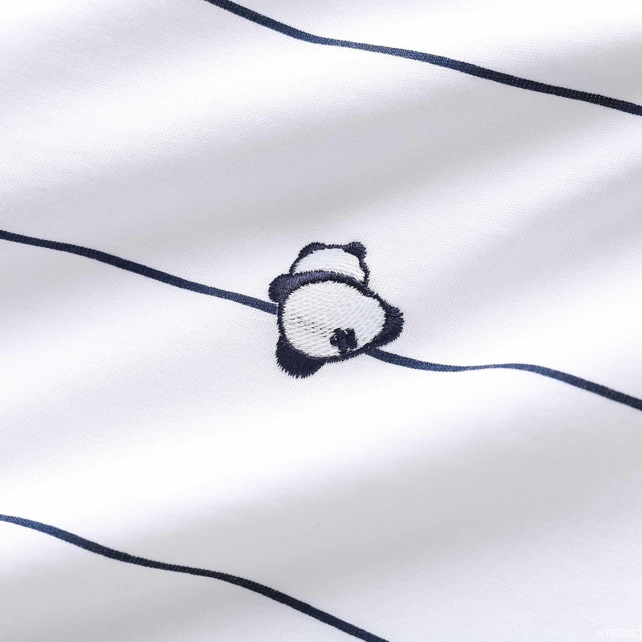  Áo thun RAFOZ stripes thêu gấu - 040 