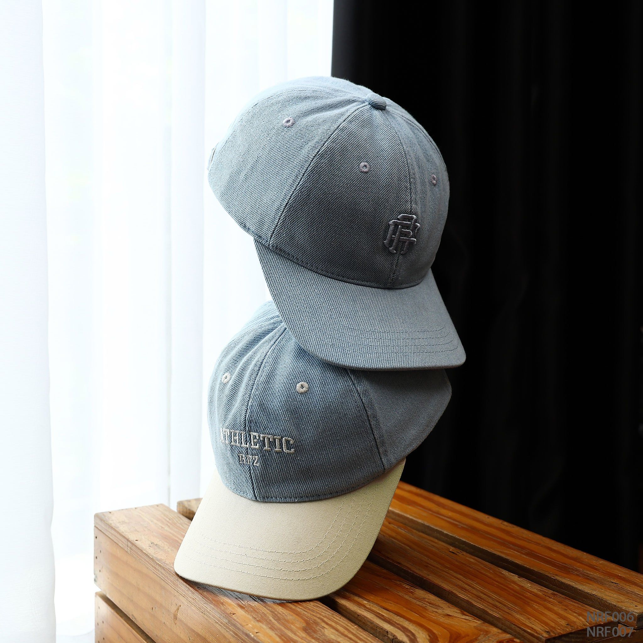  Nón Denim thêu logo - 007 