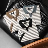  Áo polo cổ V RAFOZ kẻ ngang - 021 