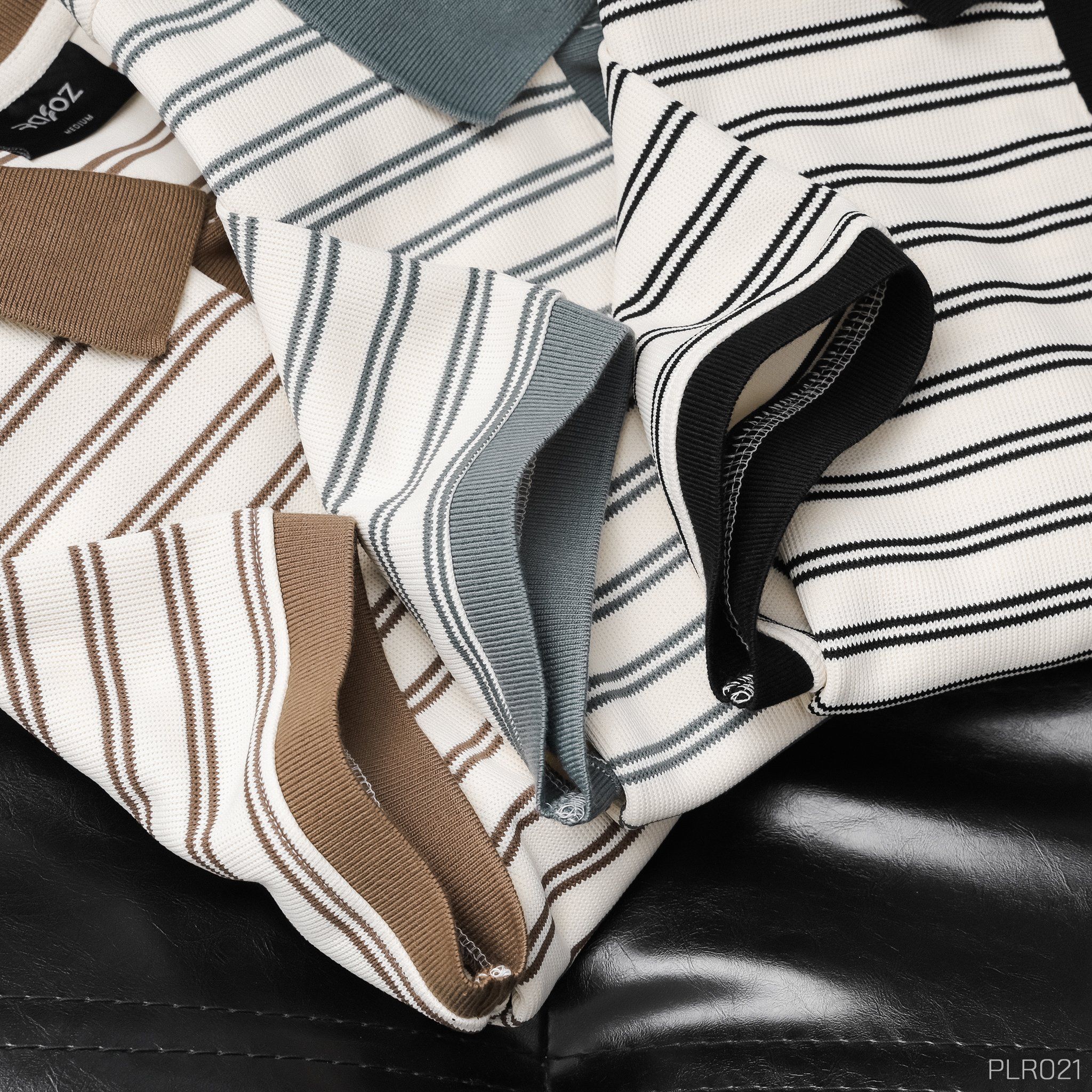  Áo polo cổ V RAFOZ kẻ ngang - 021 