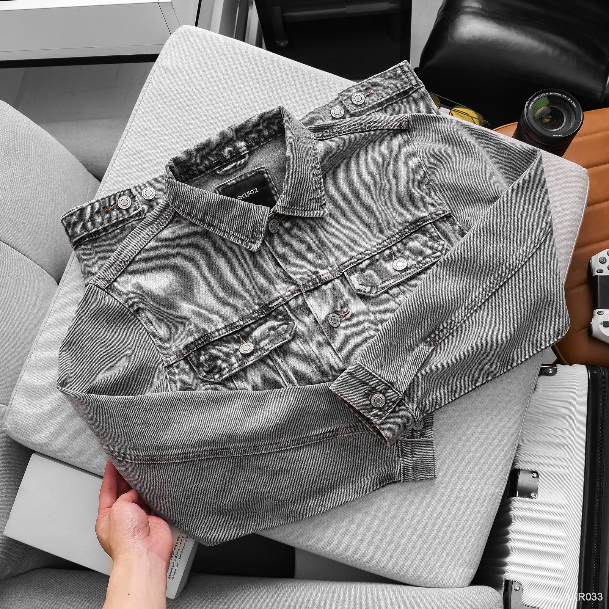  Áo khoác jean RAFOZ Grey wash - 033 