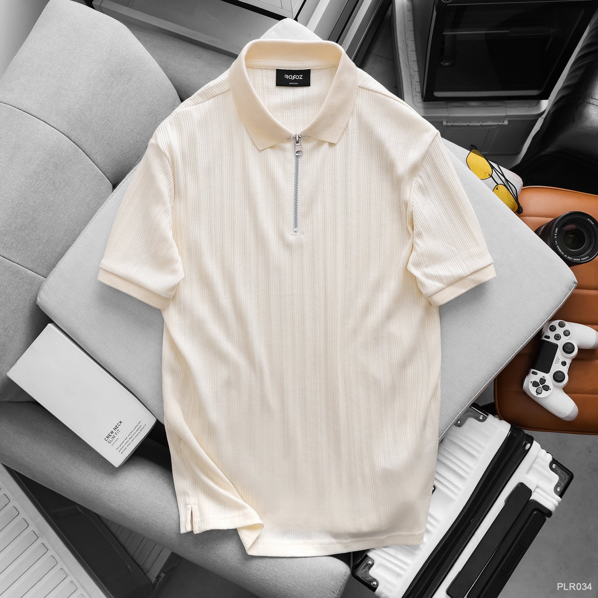  Áo polo RAFOZ trụ Zipper Basic - 034 