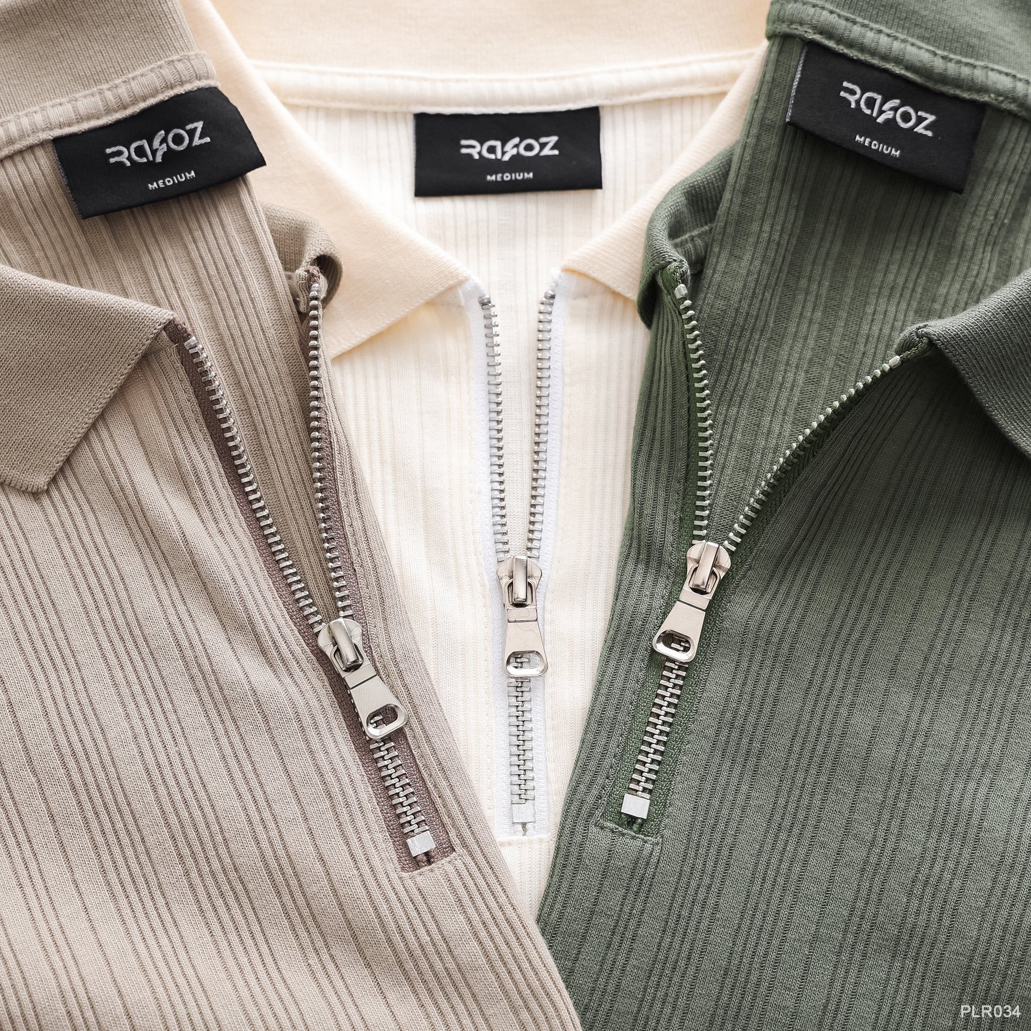  Áo polo RAFOZ trụ Zipper Basic - 034 