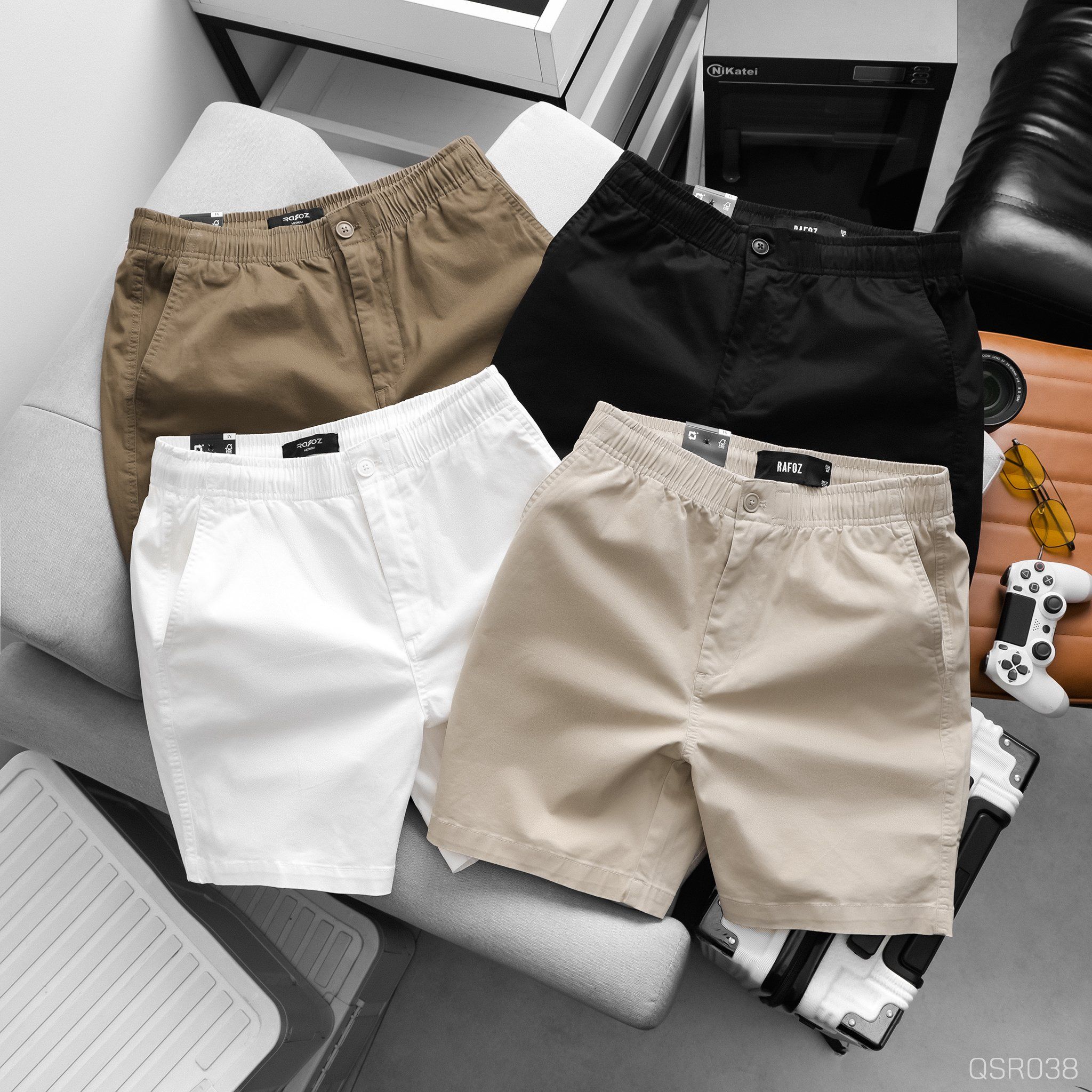  Quần short kaki lưng thun RAFOZ - 038 