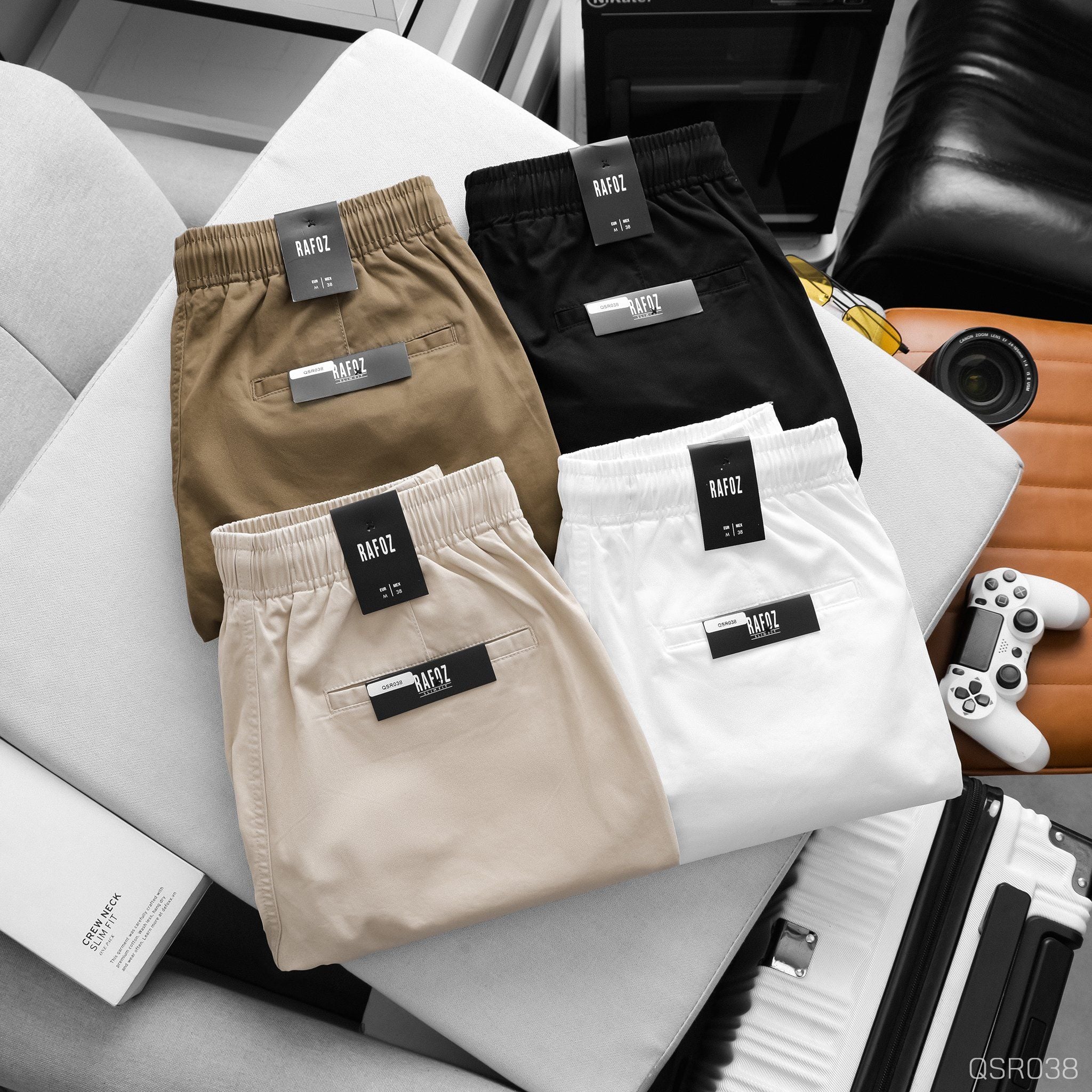  Quần short kaki lưng thun RAFOZ - 038 