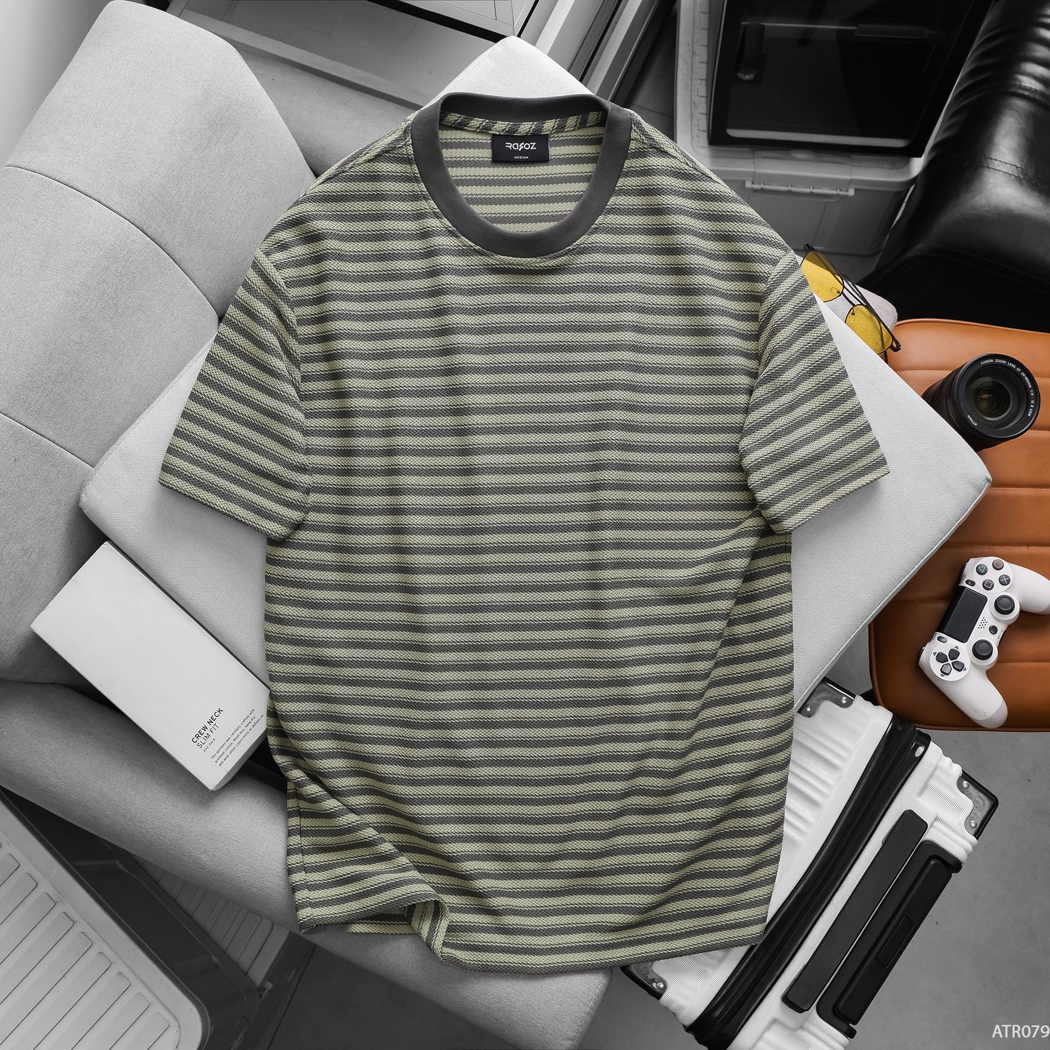  Áo thun RAFOZ Horizontal striped - 079 