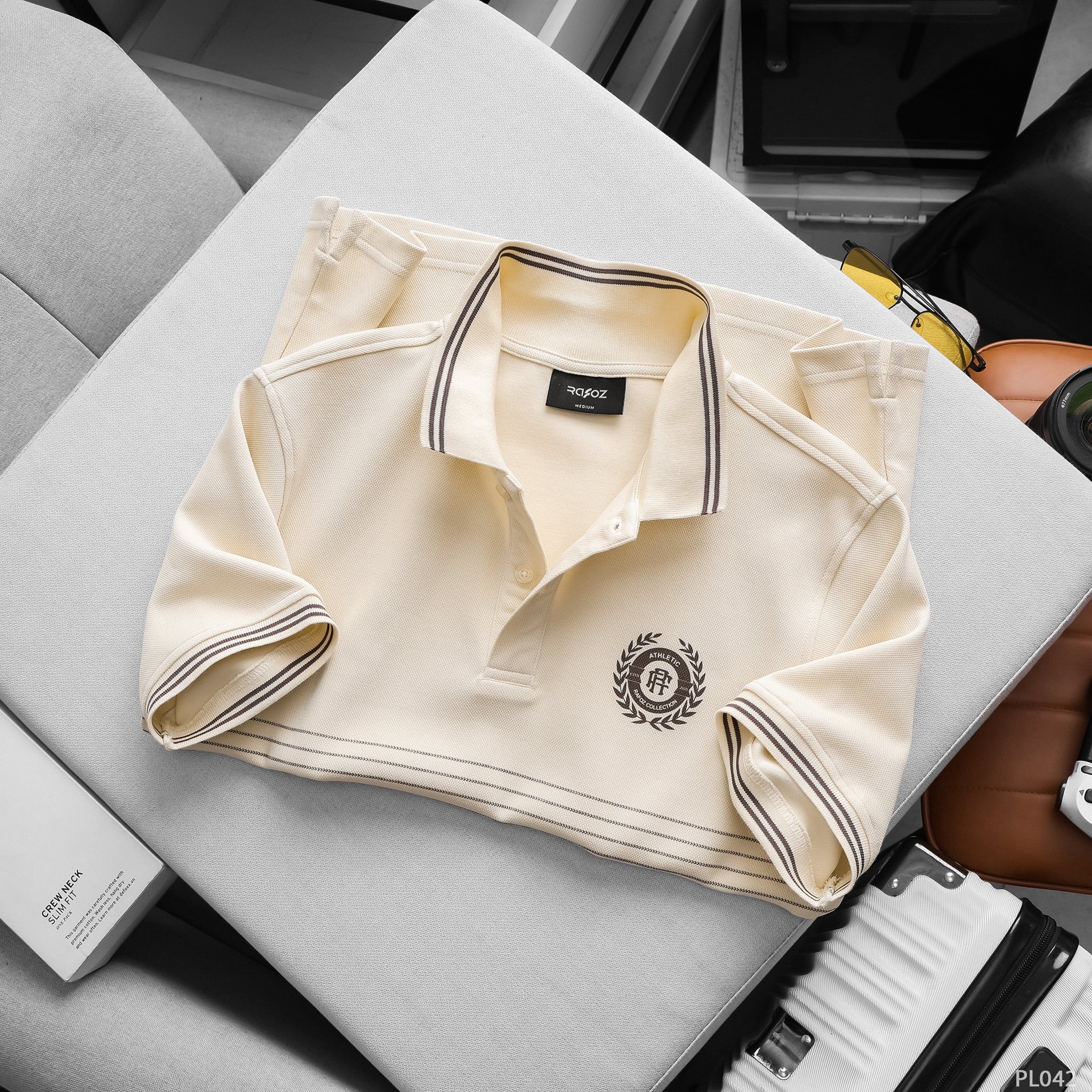  Áo polo RAFOZ Beige Printed - 042 