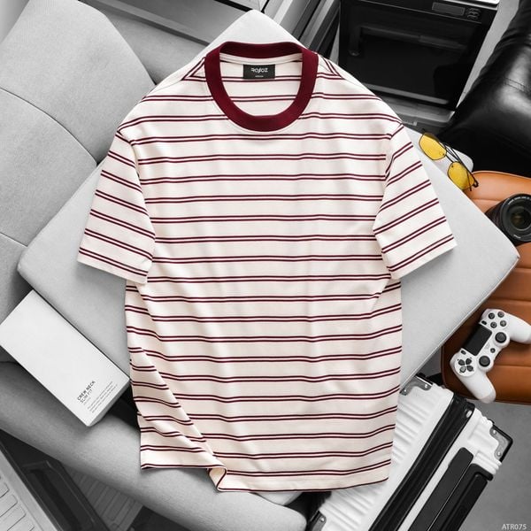  Áo thun Over fit RAFOZ Striped - 084 