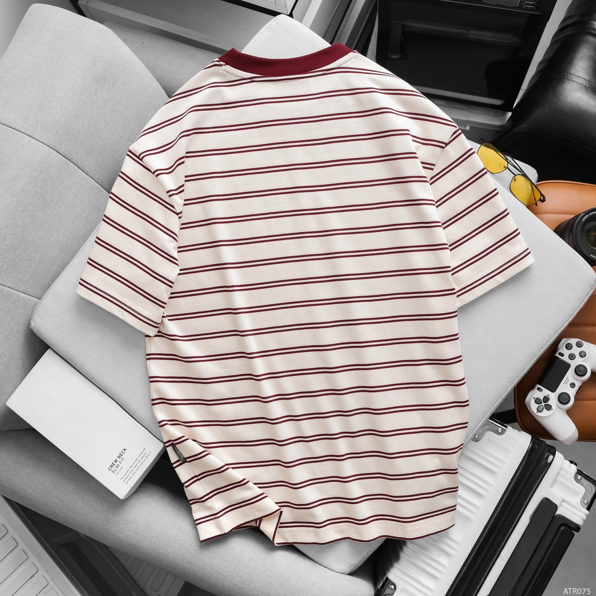  Áo thun Over fit RAFOZ Striped - 084 