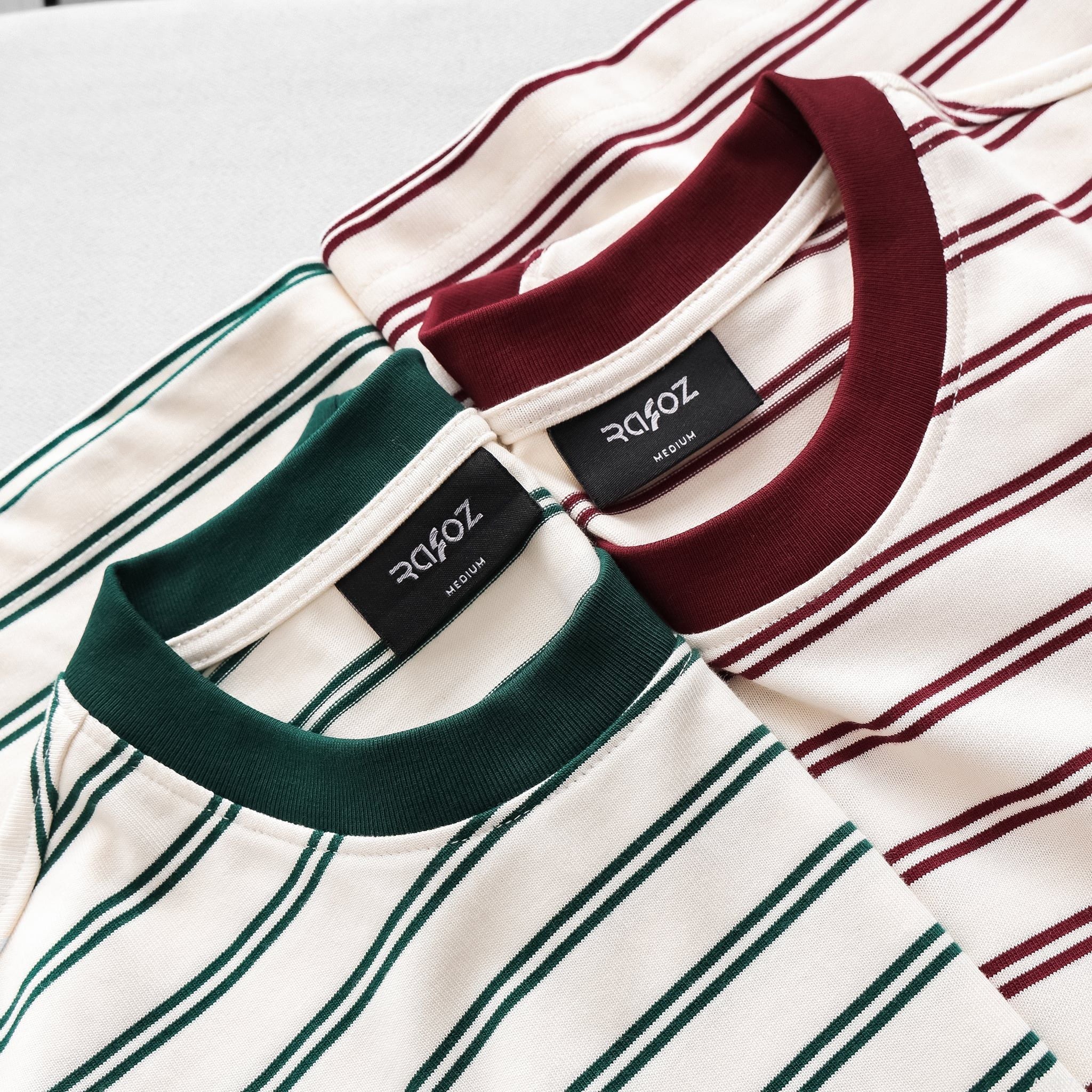  Áo thun Over fit RAFOZ Striped - 084 