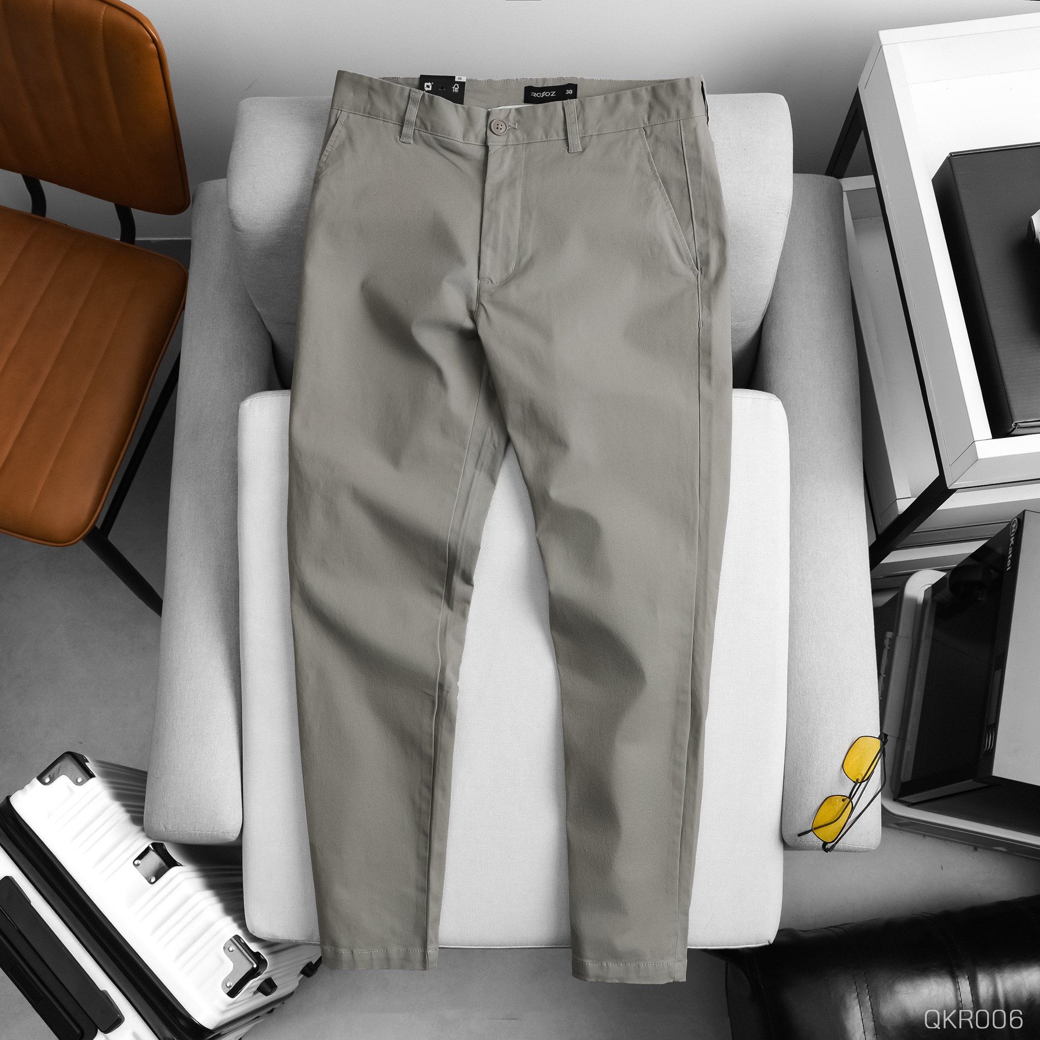  Quần kaki RAFOZ basic form Slimfit - 006 