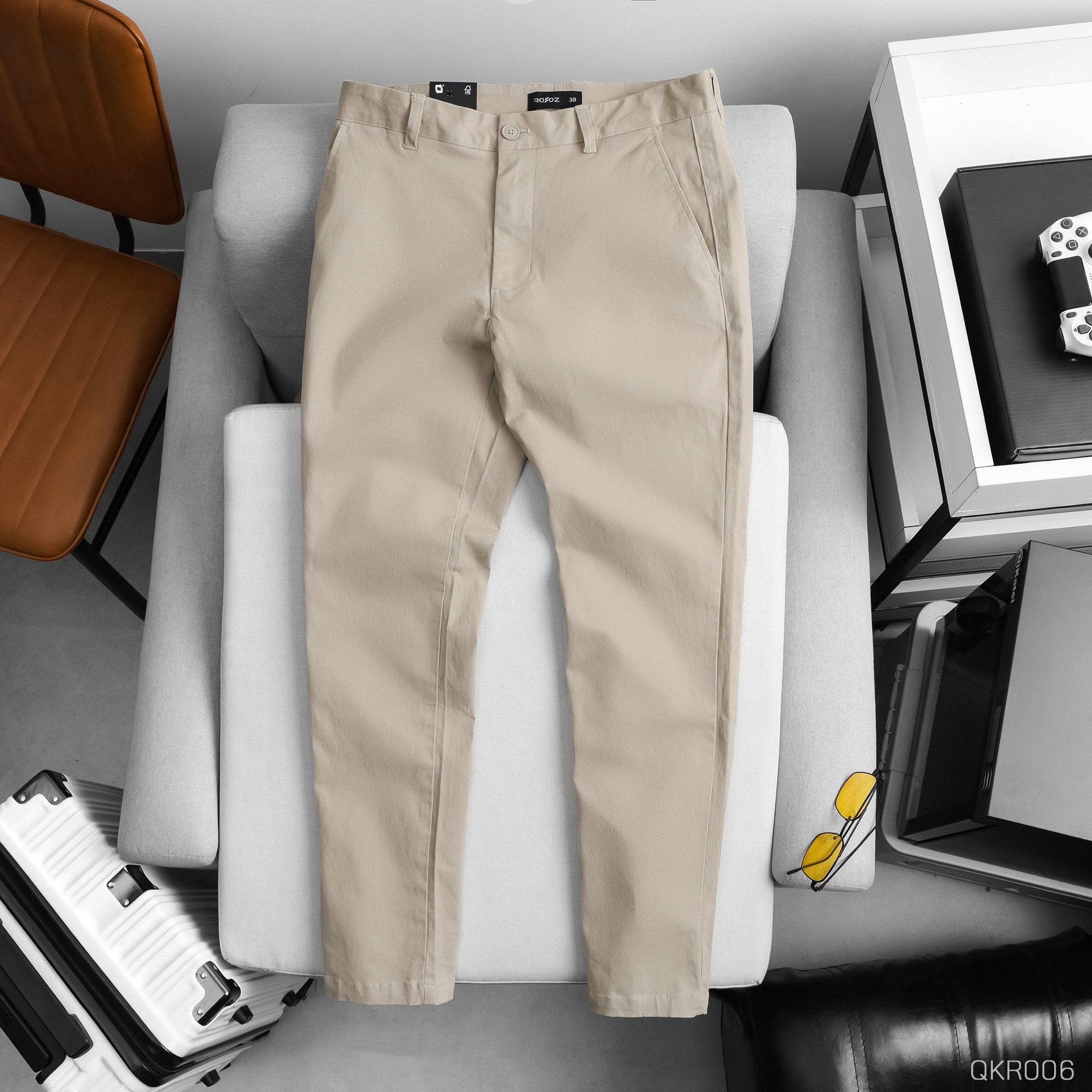  Quần kaki RAFOZ basic form Slimfit - 006 