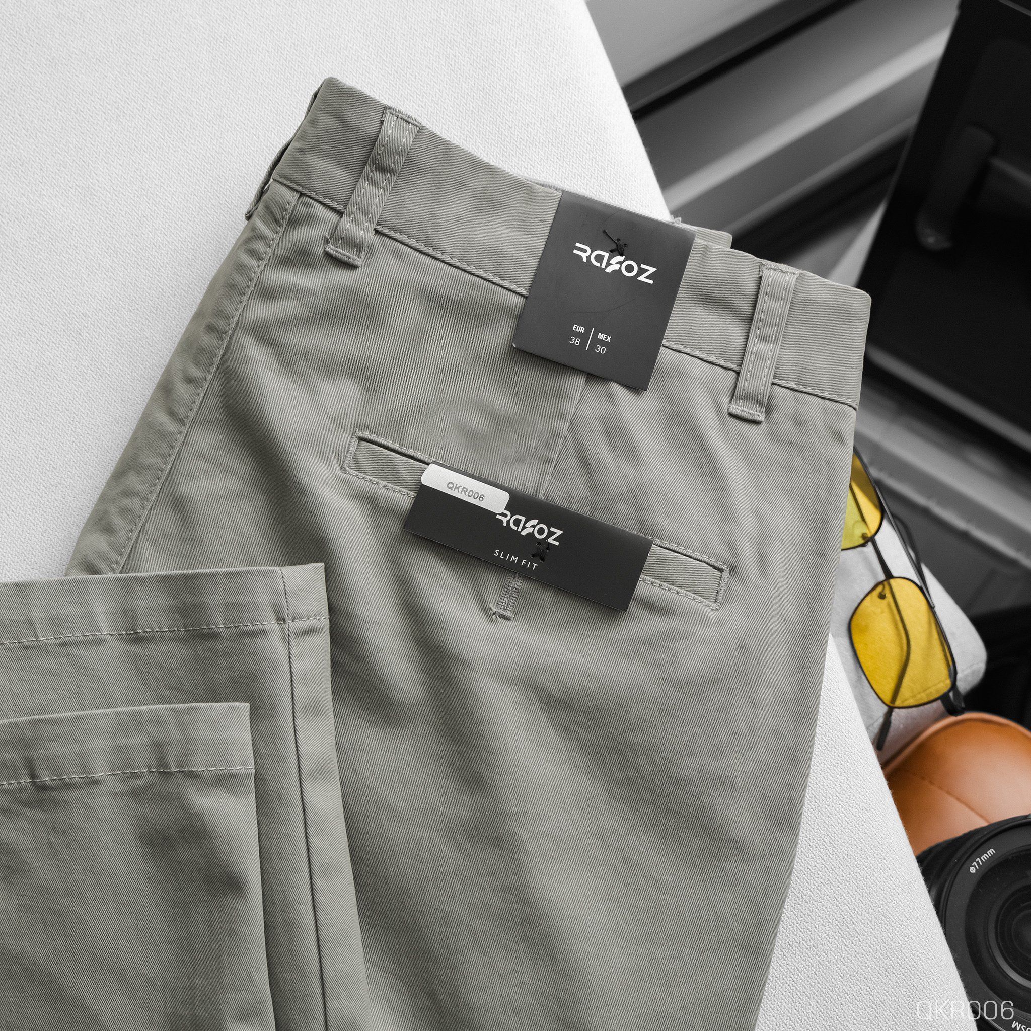  Quần kaki RAFOZ basic form Slimfit - 006 