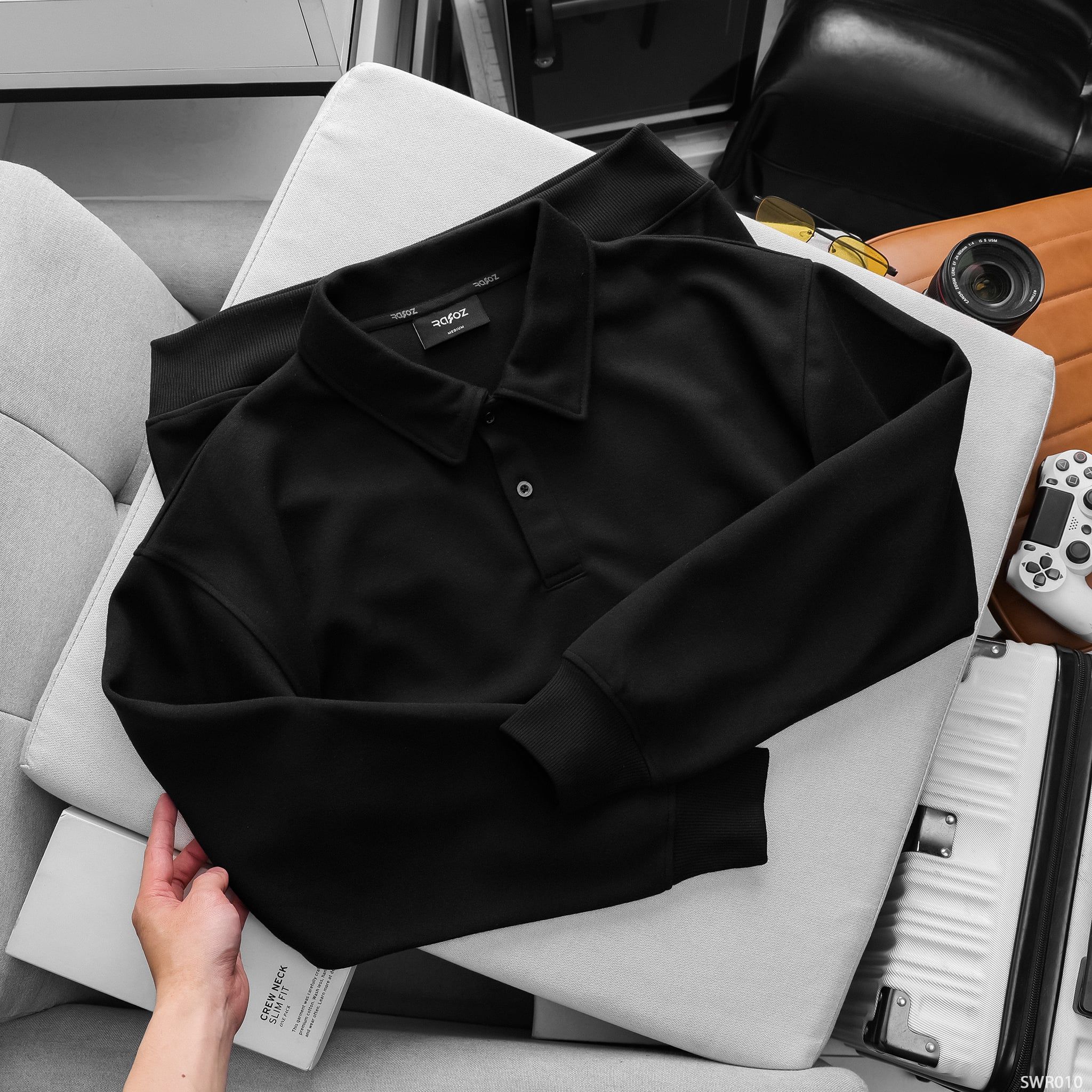  Áo Sweater cổ bẻ RAFOZ Basic - 010 