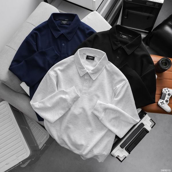  Áo Sweater cổ bẻ RAFOZ Basic - 010 