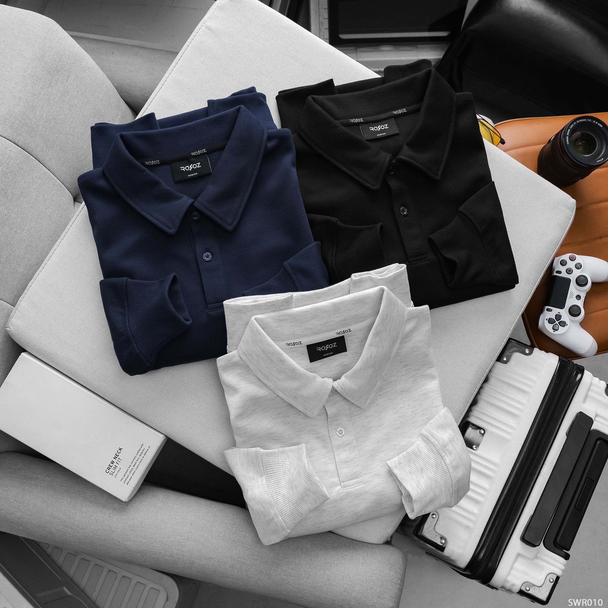  Áo Sweater cổ bẻ RAFOZ Basic - 010 