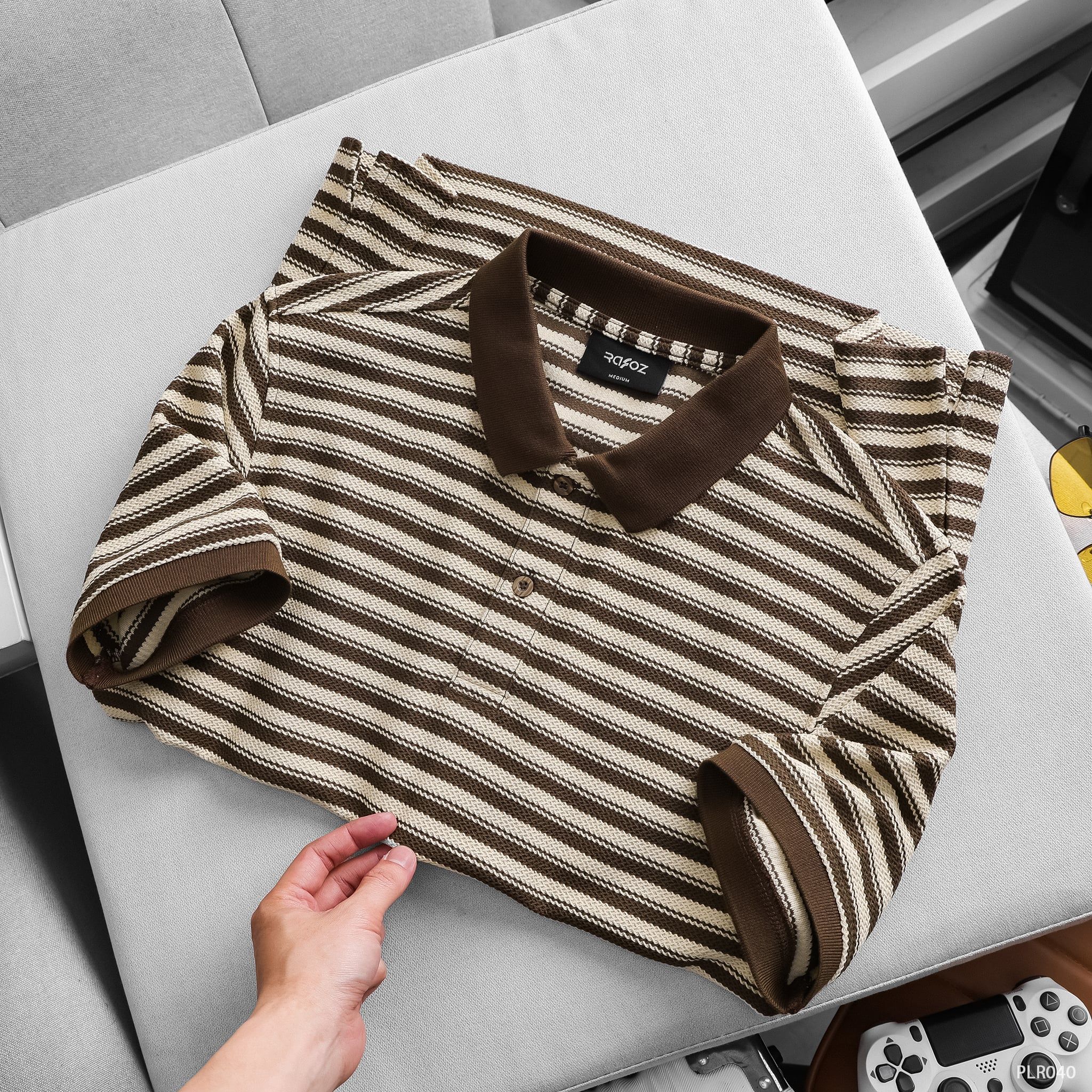  Áo polo RAFOZ Slimfit Striped - 040 