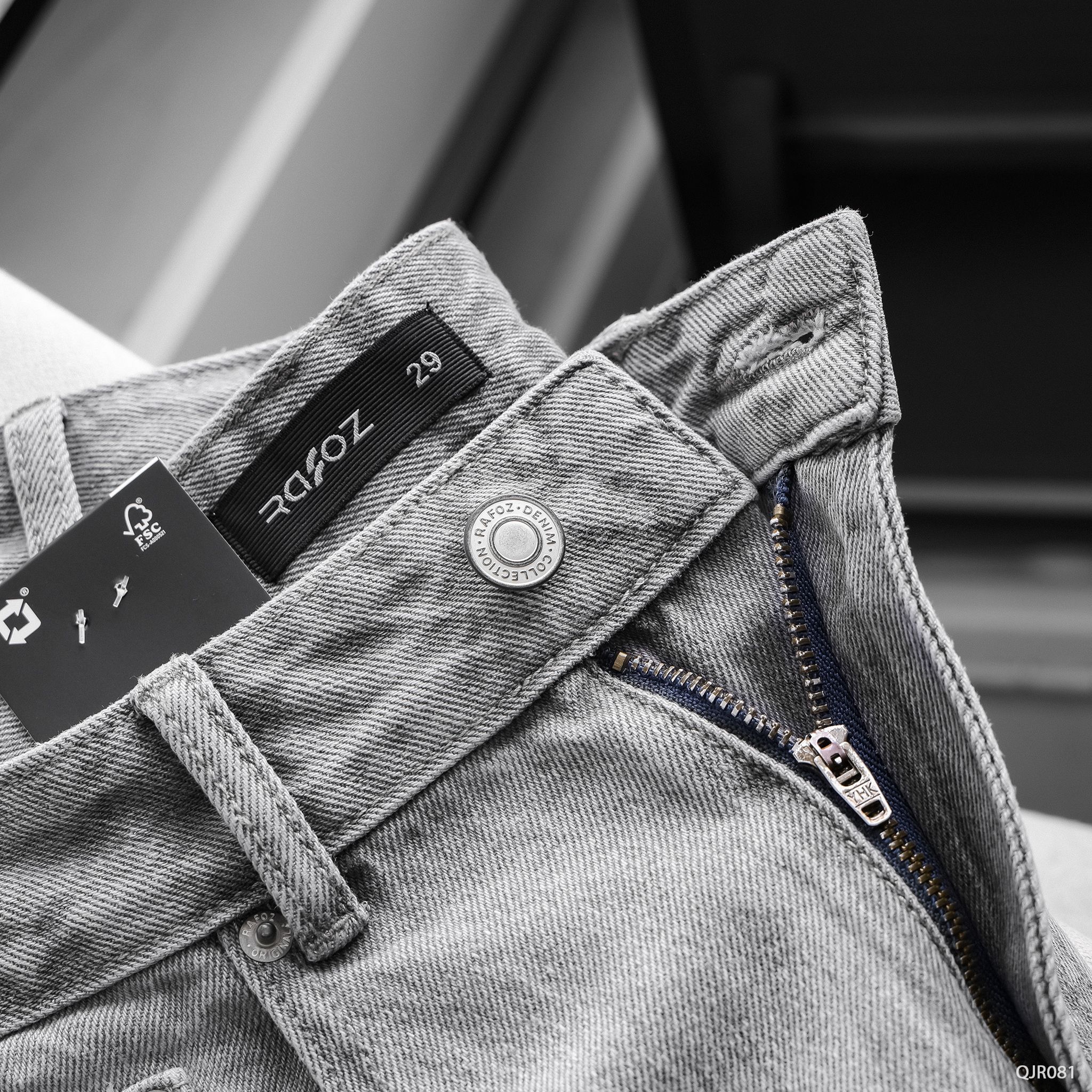  Quần jean relaxed RAFOZ Light grey - 081 