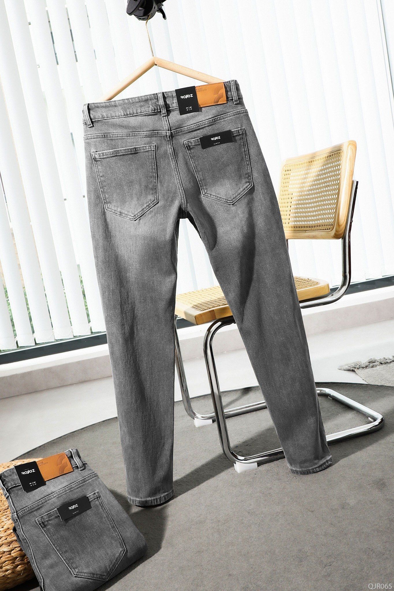 Quần Jean RAFOZ Slimfit Grey Wash - 065 