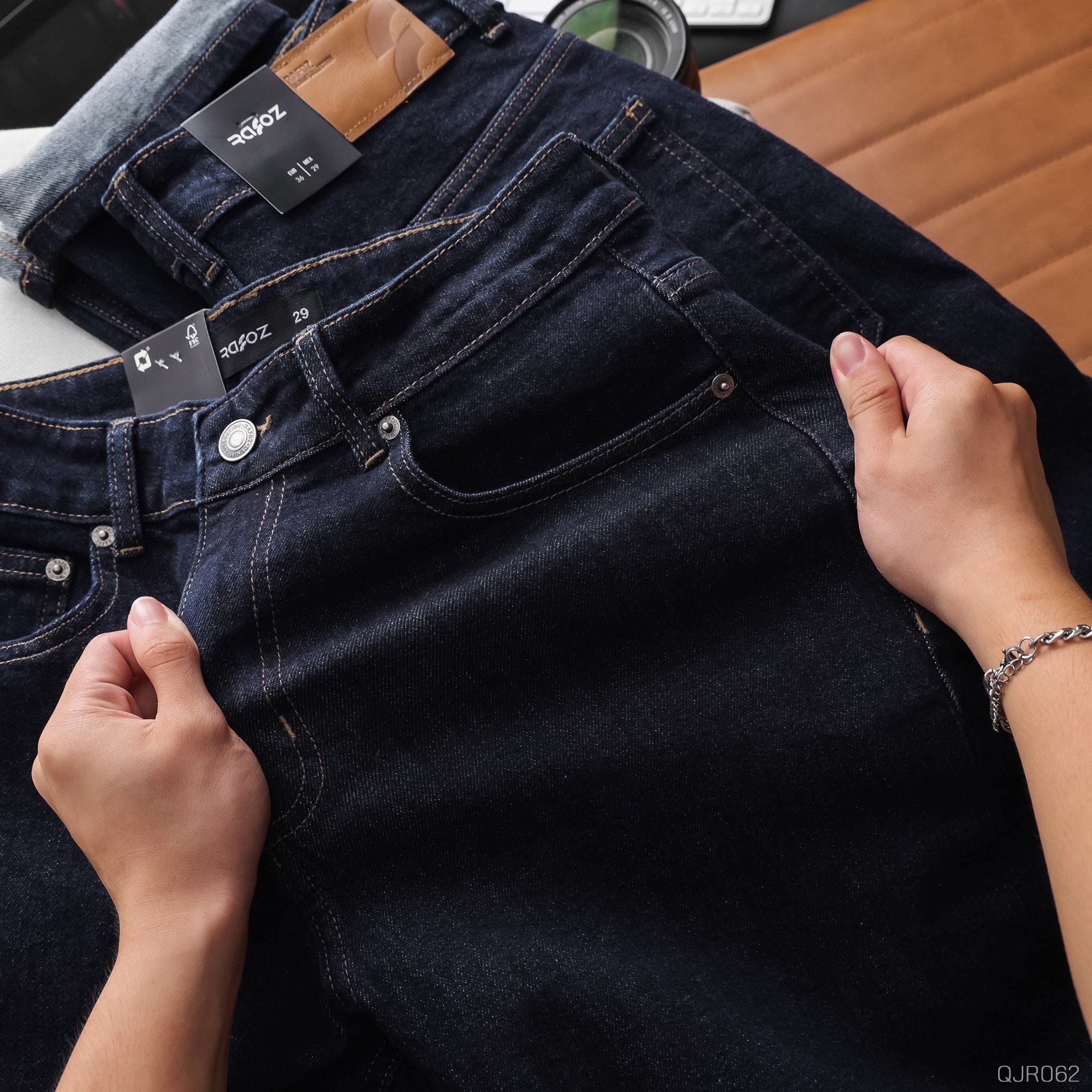  Quần jean RAFOZ Straight Fit Indigo - 062 