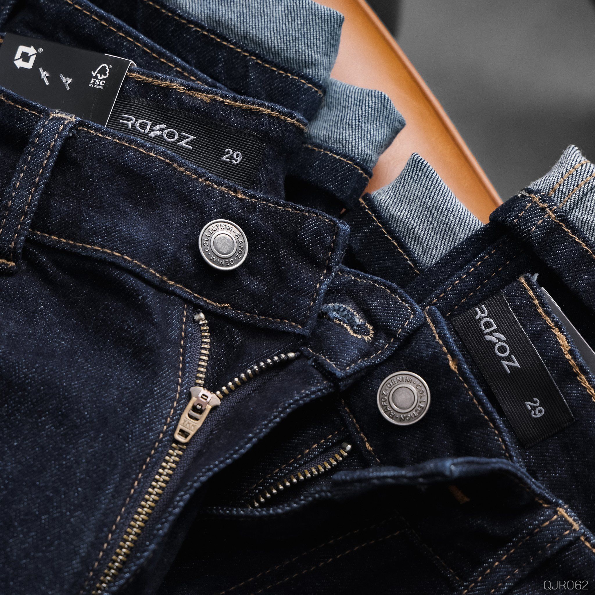  Quần jean RAFOZ Straight Fit Indigo - 062 