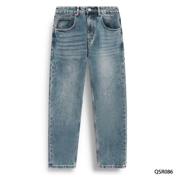  Quần jean Relaxed xanh wash - 086 