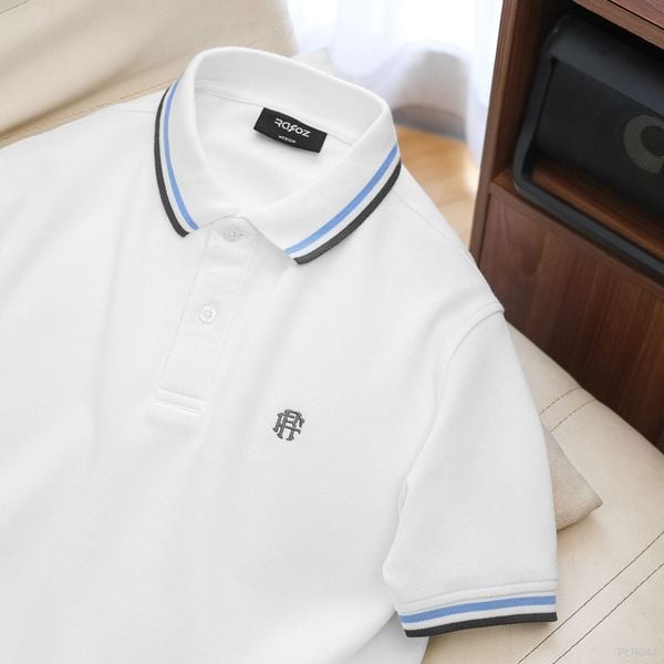  Áo Polo Signature phối viền thêu logo - 044 