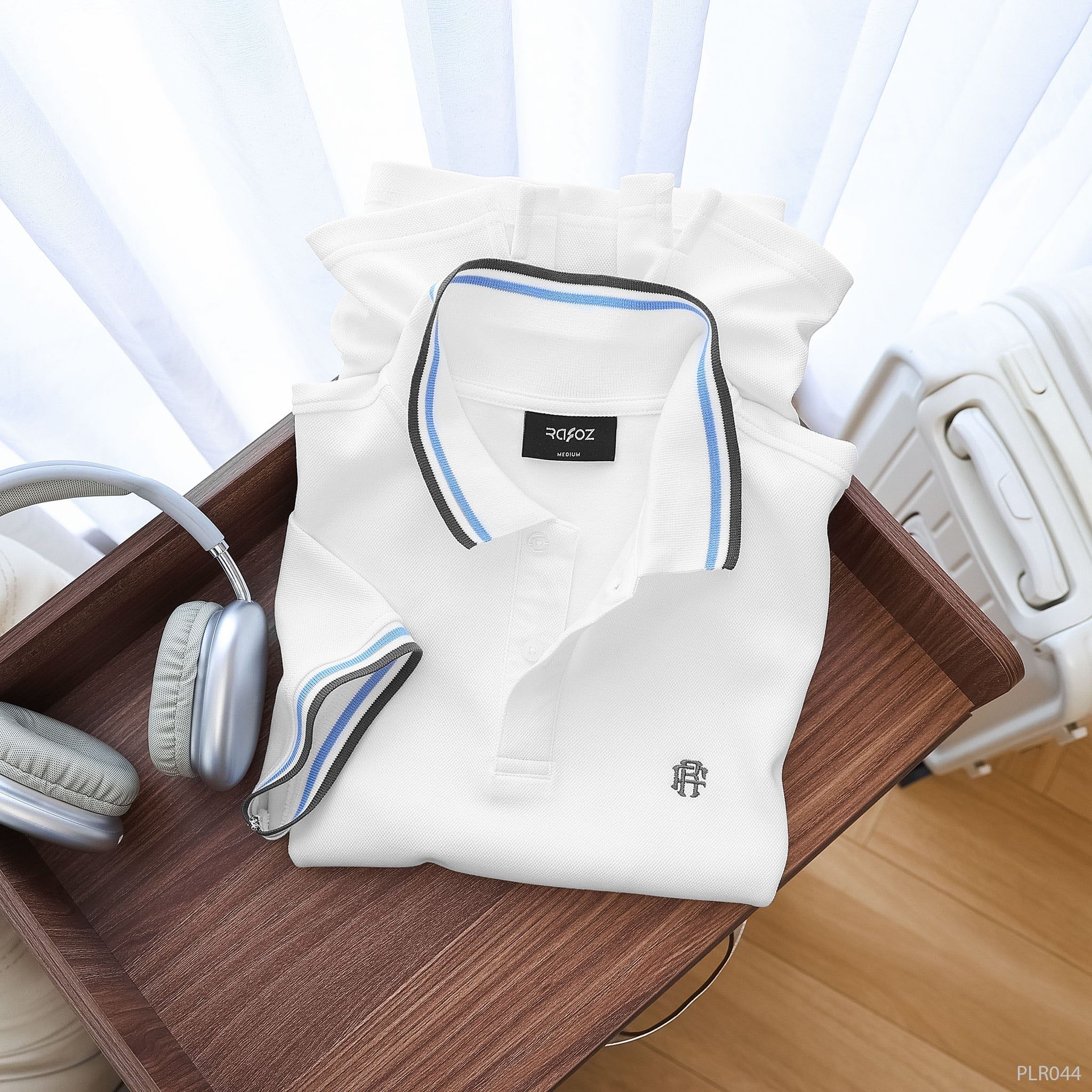  Áo Polo Signature phối viền thêu logo - 044 