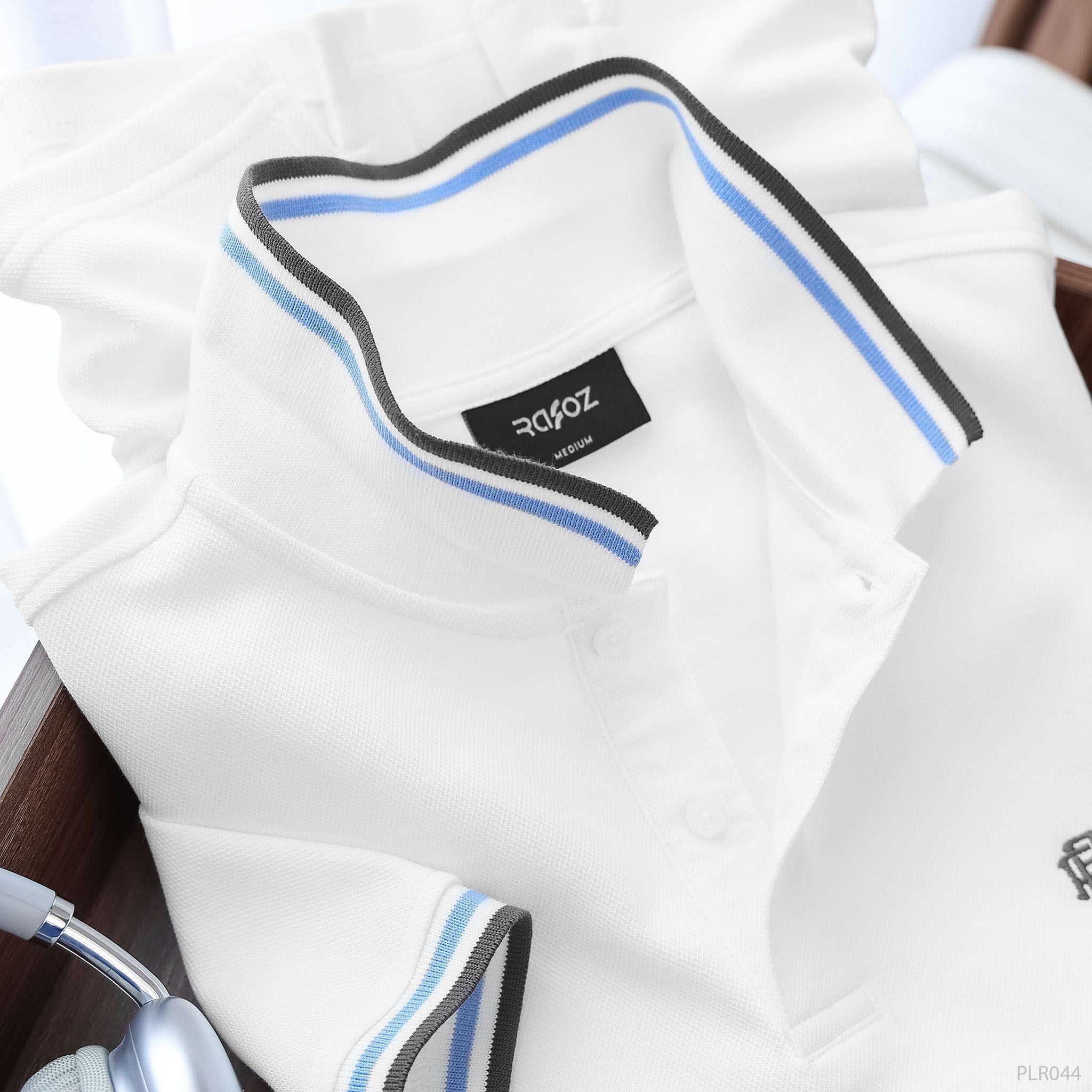  Áo Polo Signature phối viền thêu logo - 044 