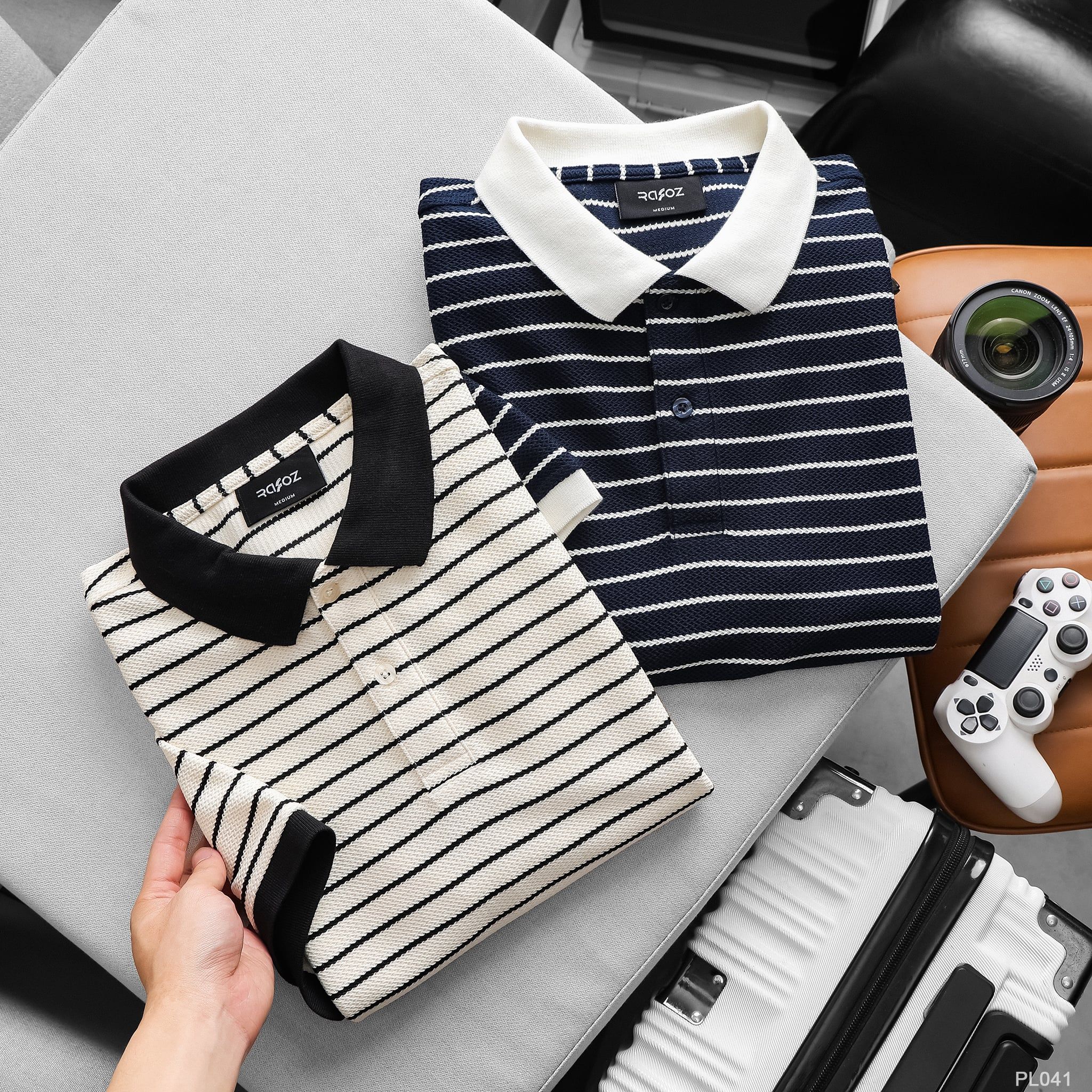  Áo polo RAFOZ Striped - 036 