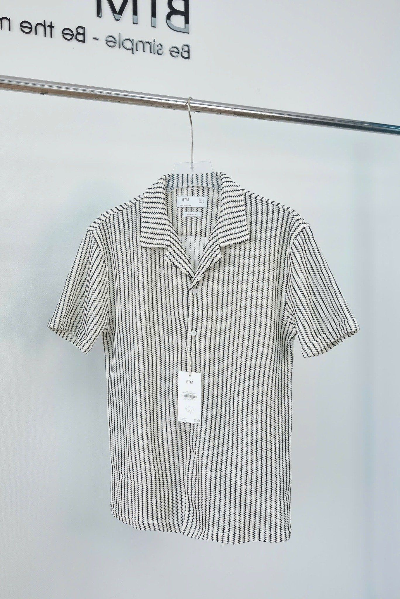  Áo sơ mi NT vertical striped BTM 