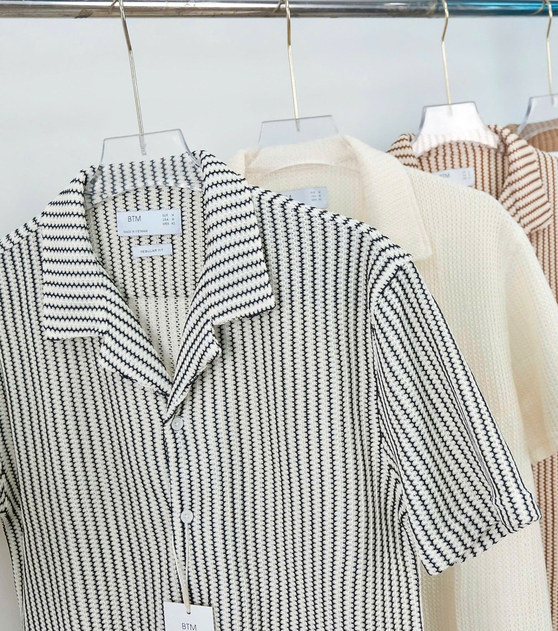  Áo sơ mi NT vertical striped BTM 