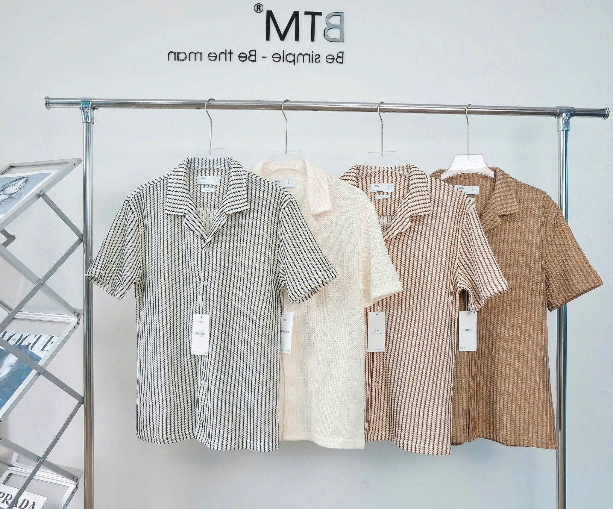  Áo sơ mi NT vertical striped BTM 