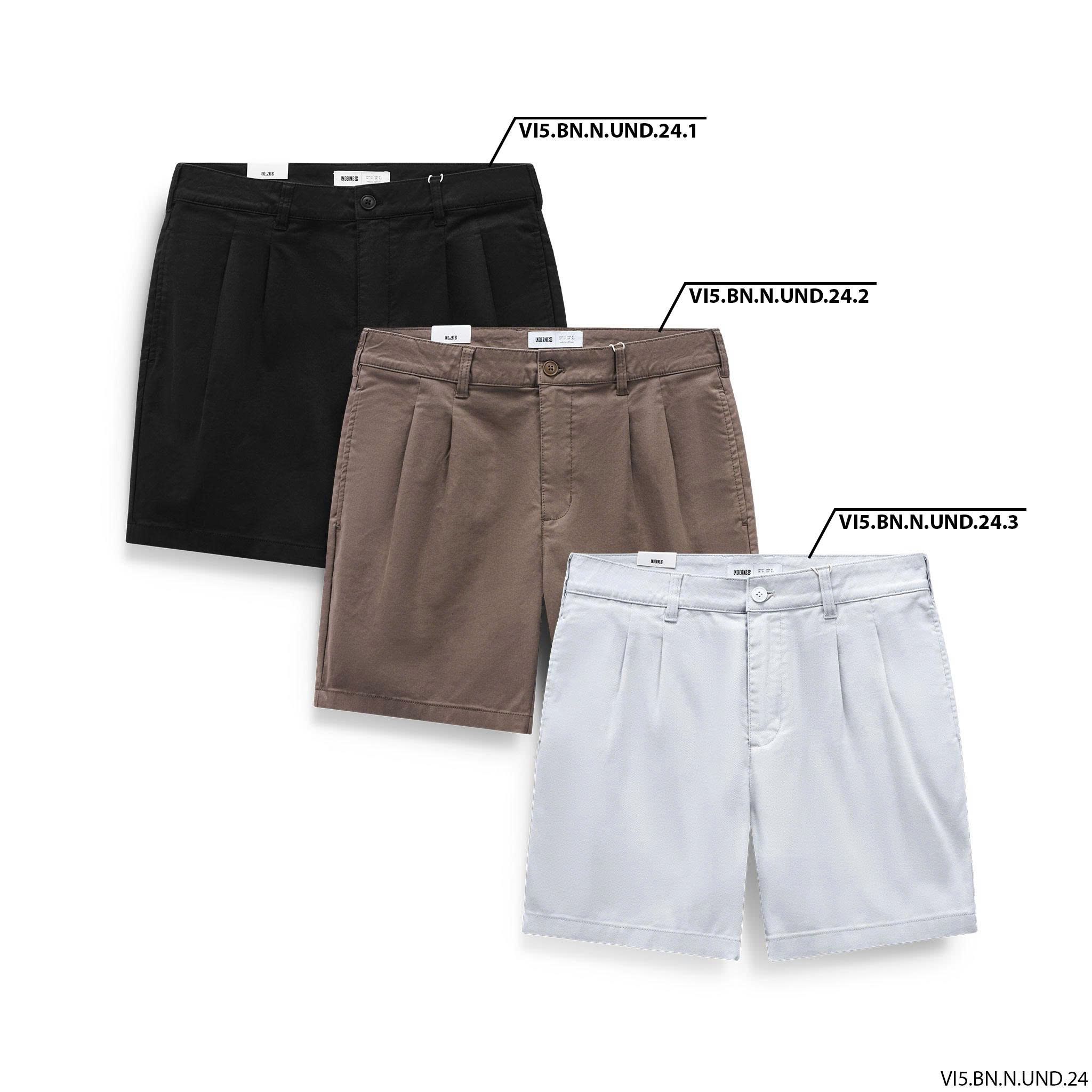  Quần short kaki xếp ly UDN 