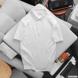  Áo polo cable knit cotton BTM 
