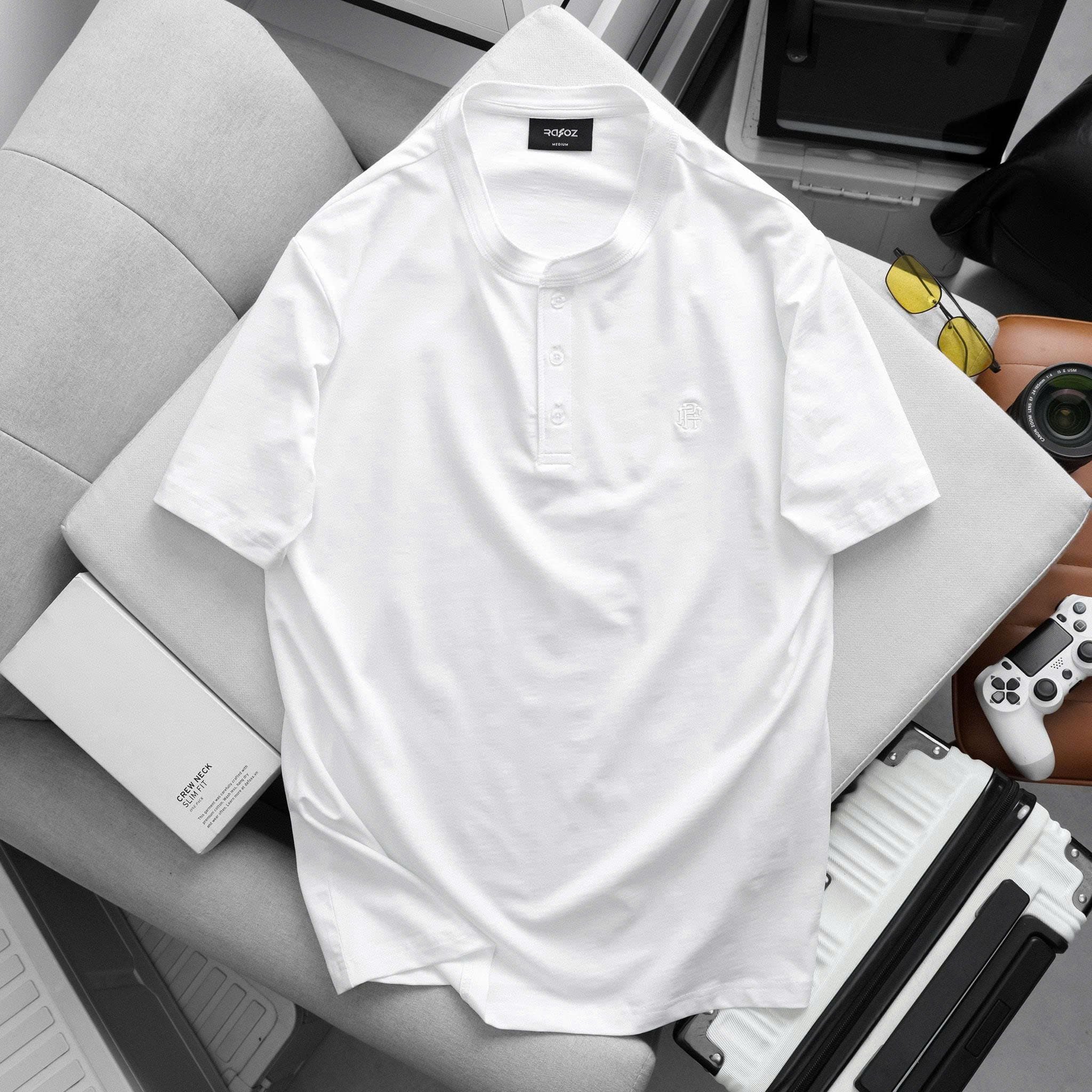  Áo thun henley RAFOZ Basic - 067 