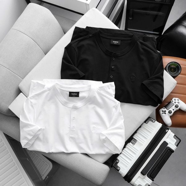  Áo thun henley RAFOZ Basic - 067 